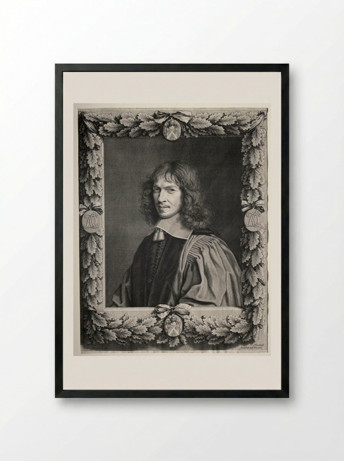 Denis Talon - Robert Nanteuil - Framed Print Black