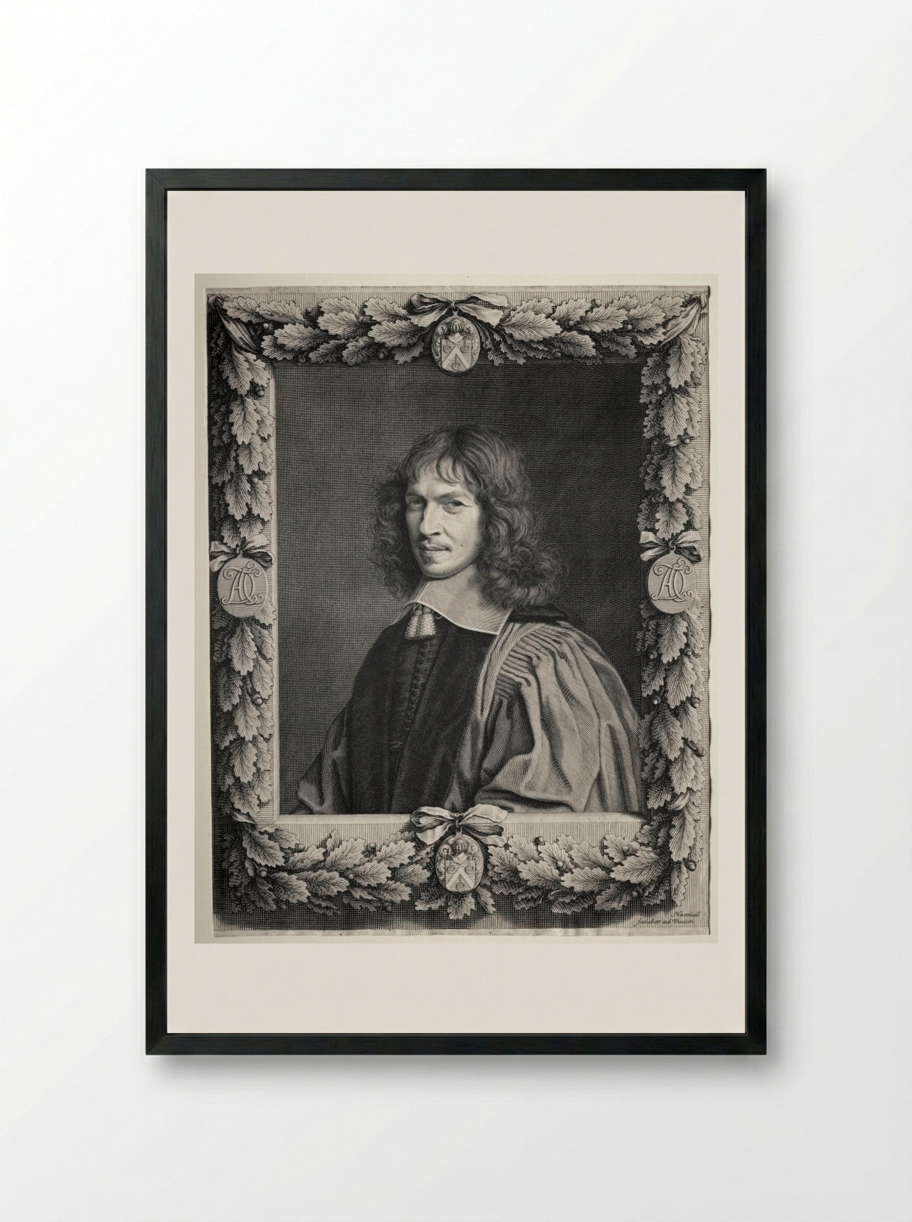 Denis Talon - Robert Nanteuil - Framed Print Black