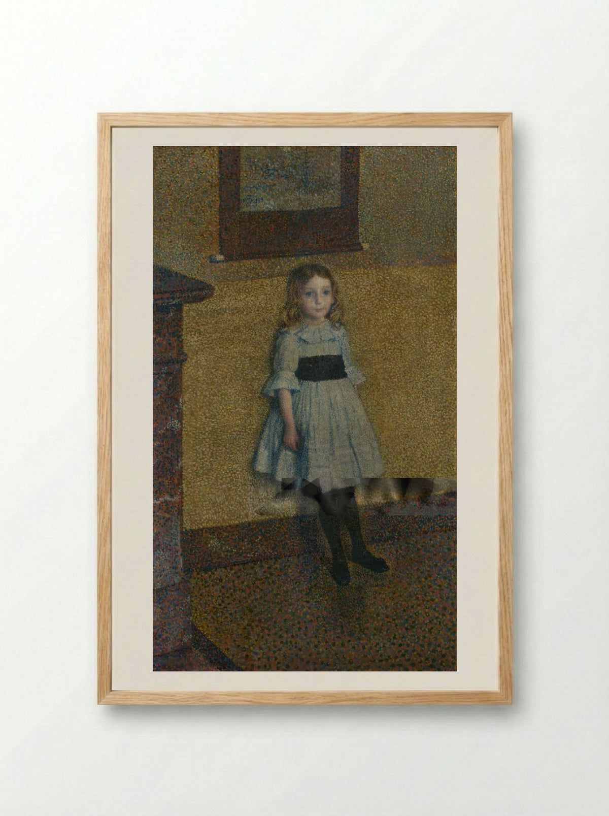 Denise Maréchal - Théo van Rysselberghe - Framed Print Wood