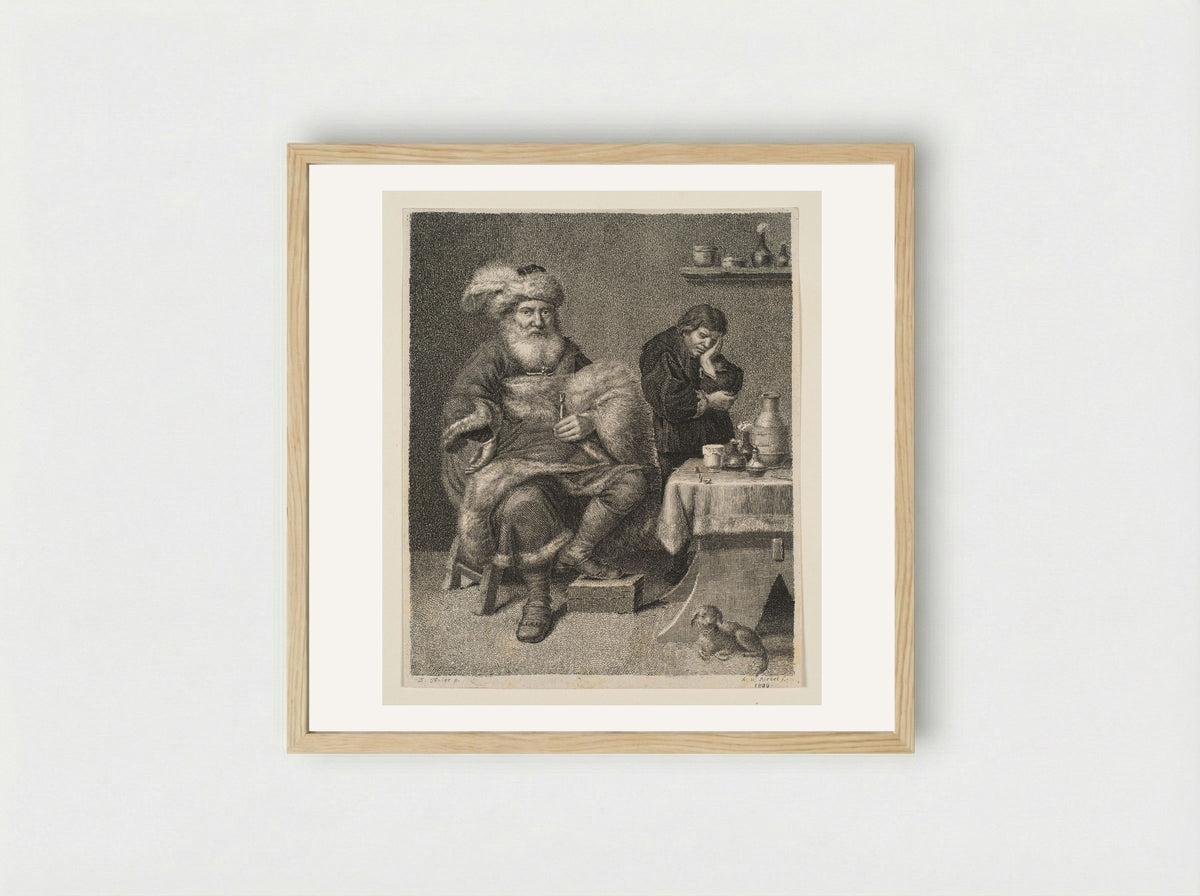 Dentist - Anton Heinrich Riedel - Framed Print Wood