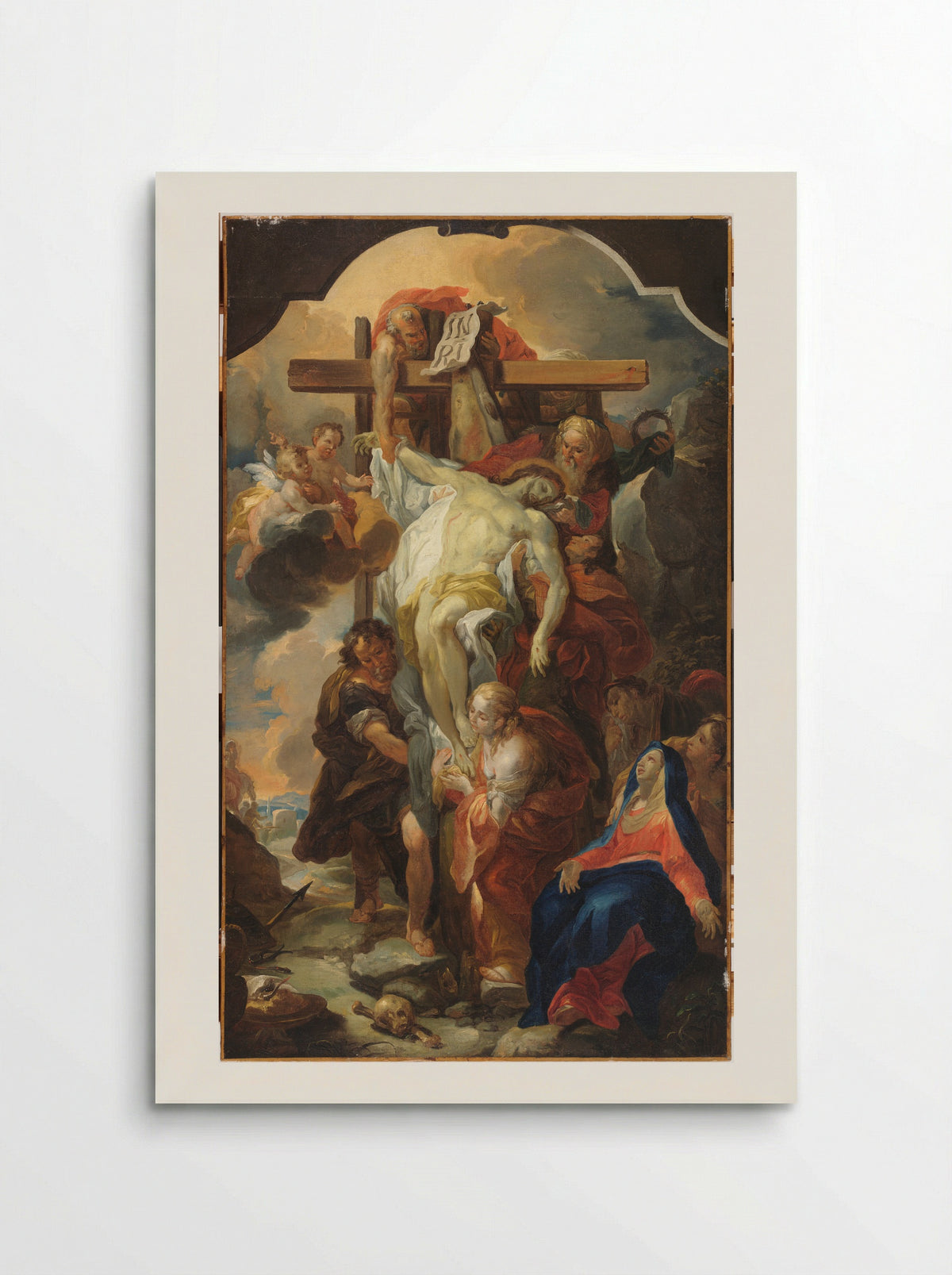 Deposition from the Cross - Johann Michael Rottmayr - Poster