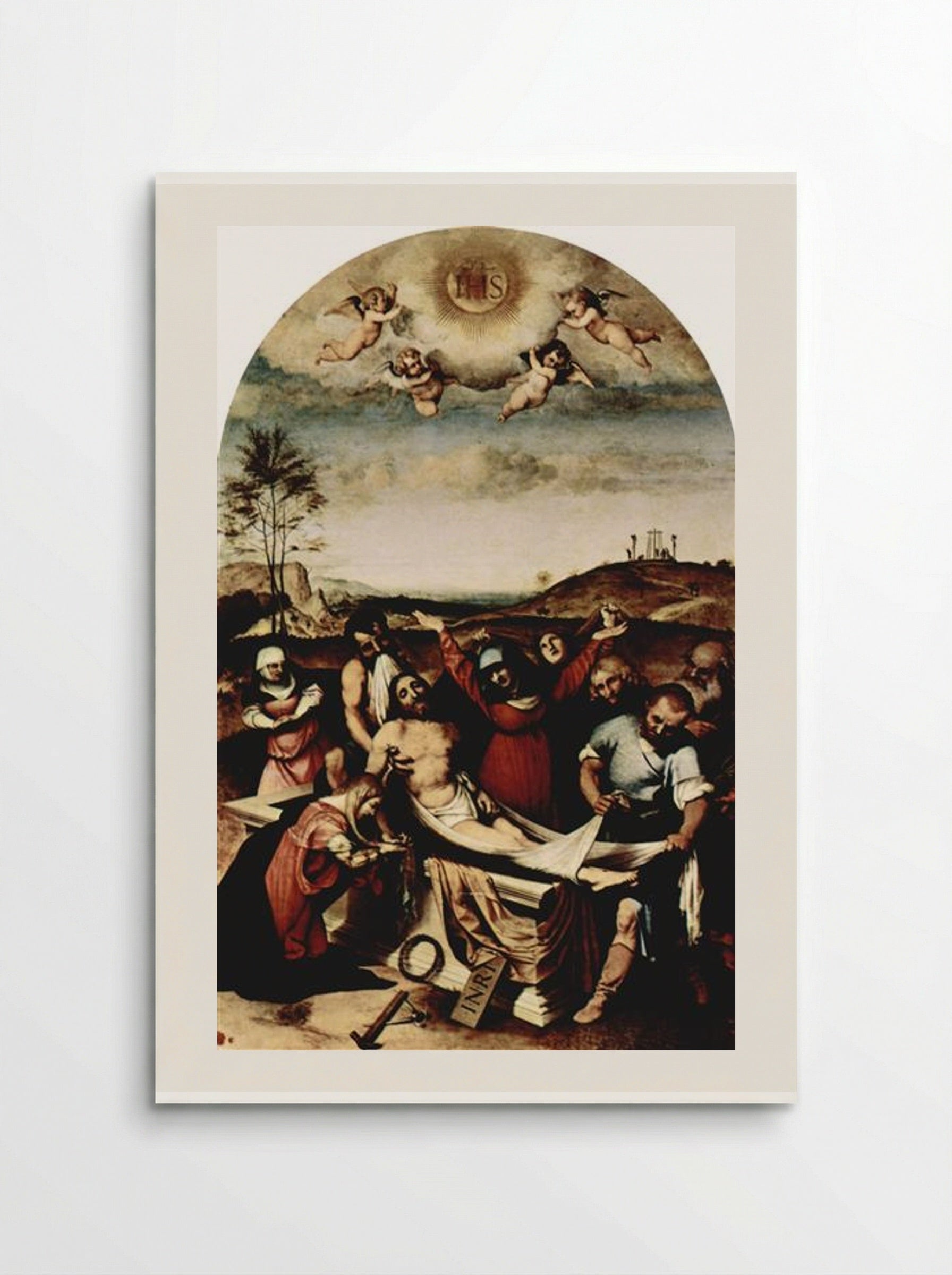Deposition of Christ - Lorenzo Lotto - Poster