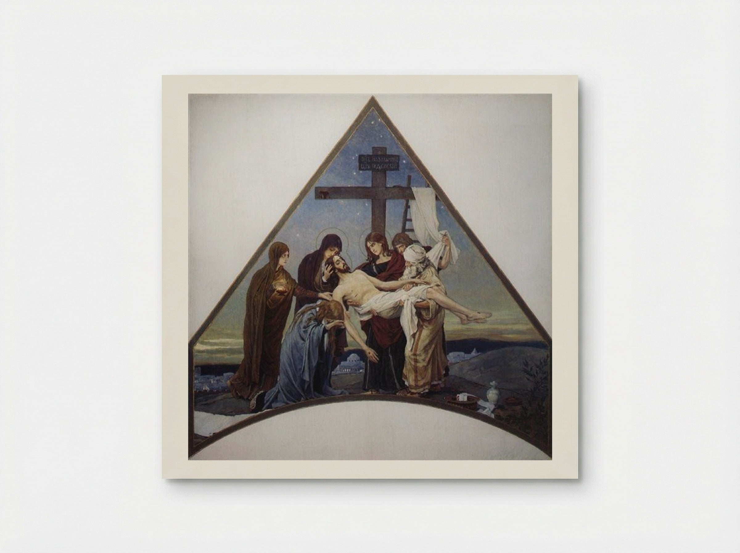 Deposition - Viktor Vasnetsov - Poster