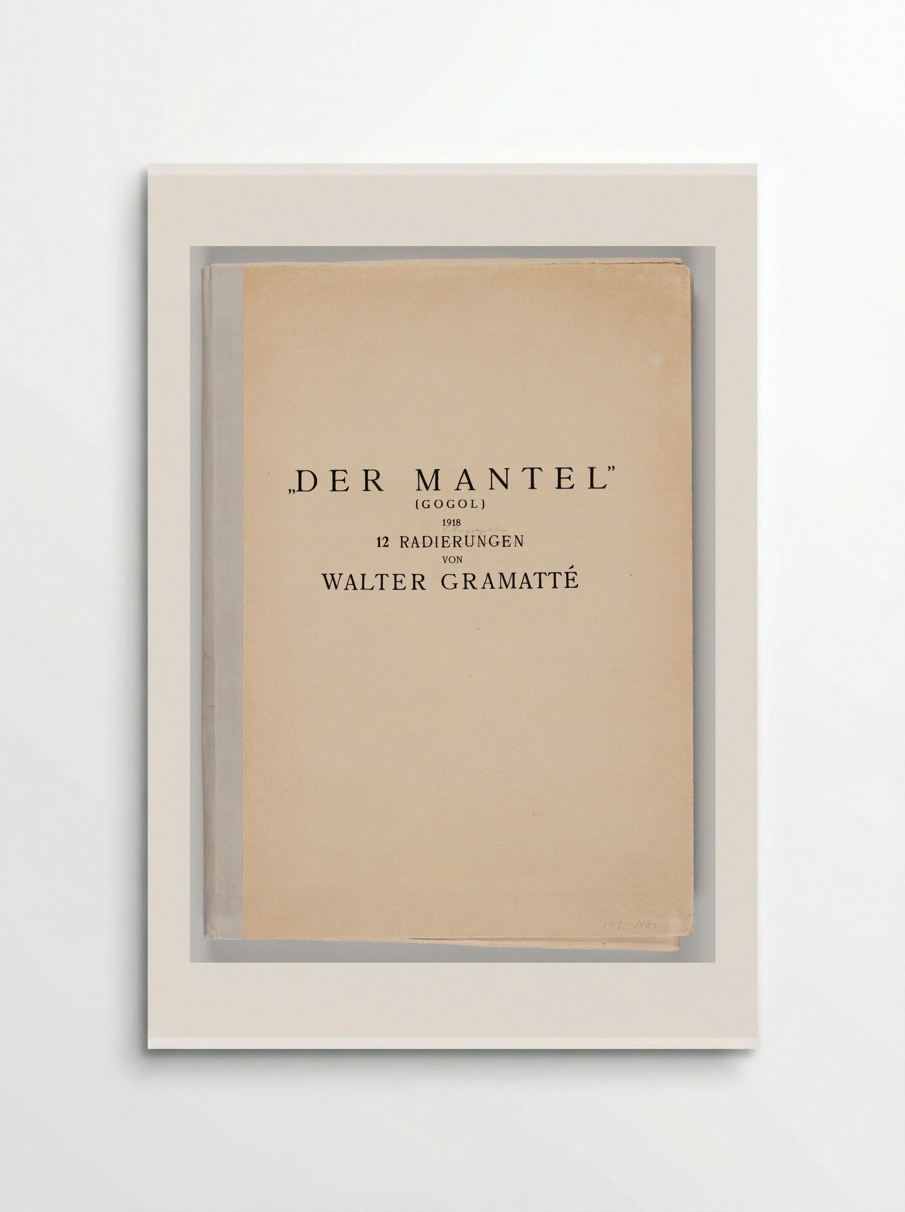 Der Mantel - Walter Gramatté - Poster