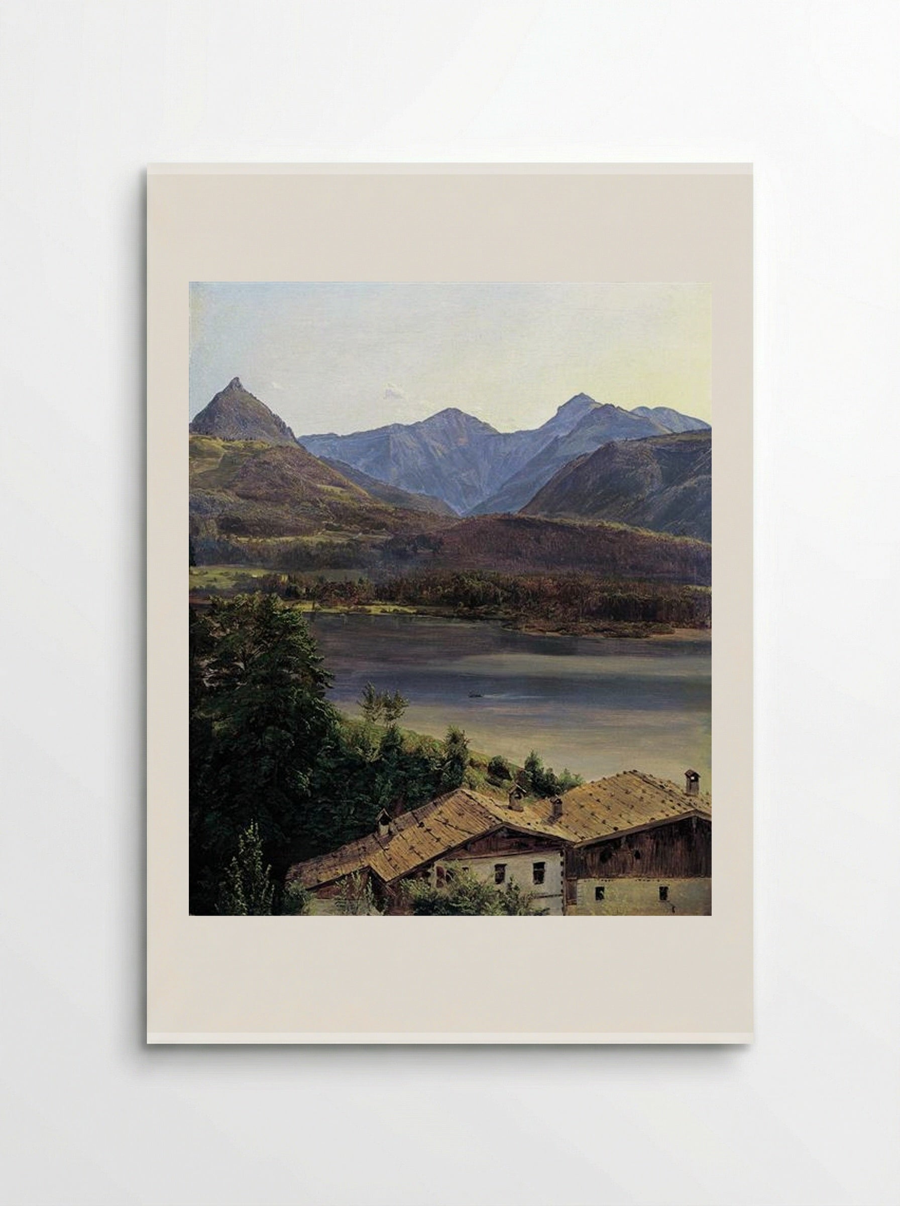 Der Wolfgangsee - Ferdinand Georg Waldmüller - Poster