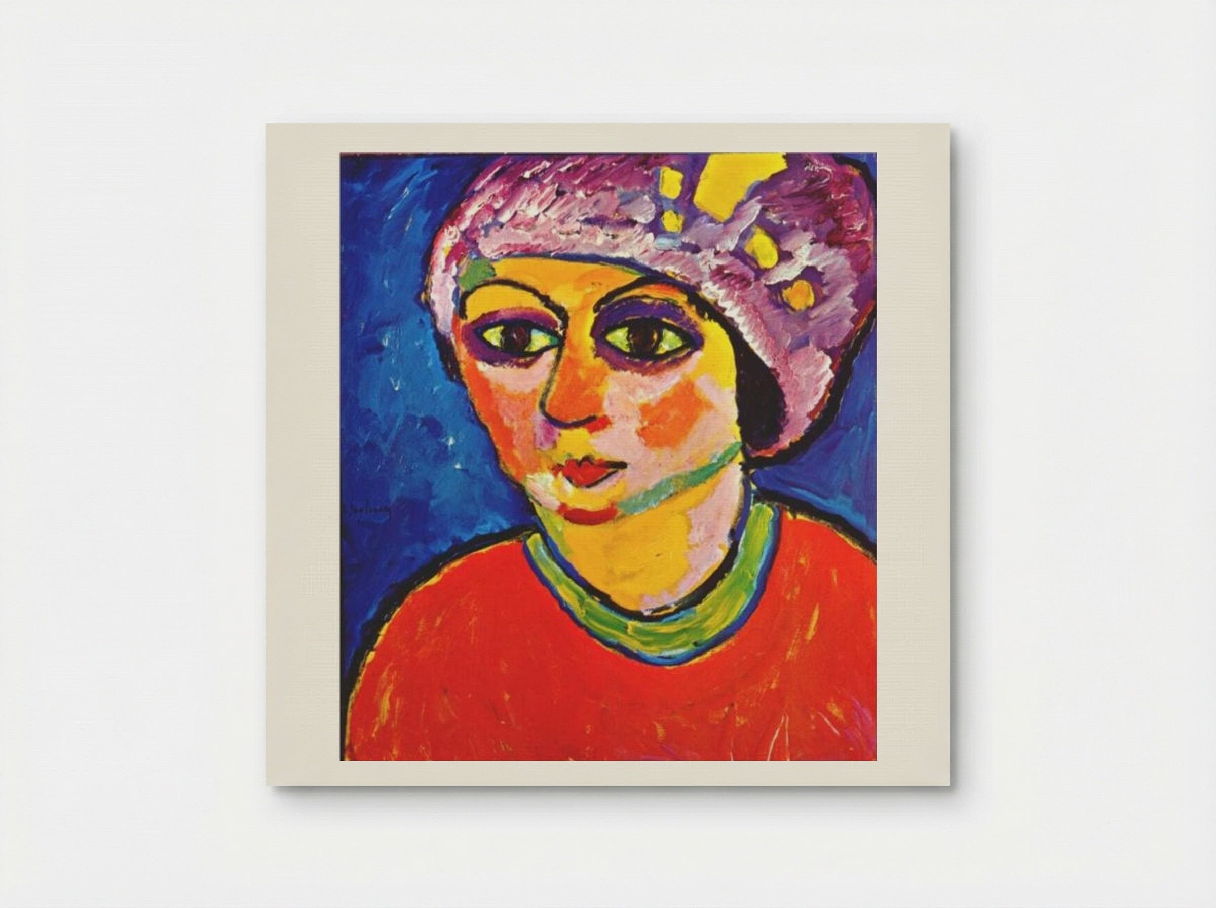Der violette Turban - Alexej von Jawlensky - Poster