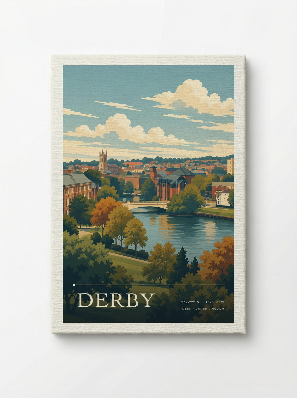 Derby | Travel Poster - Canvas