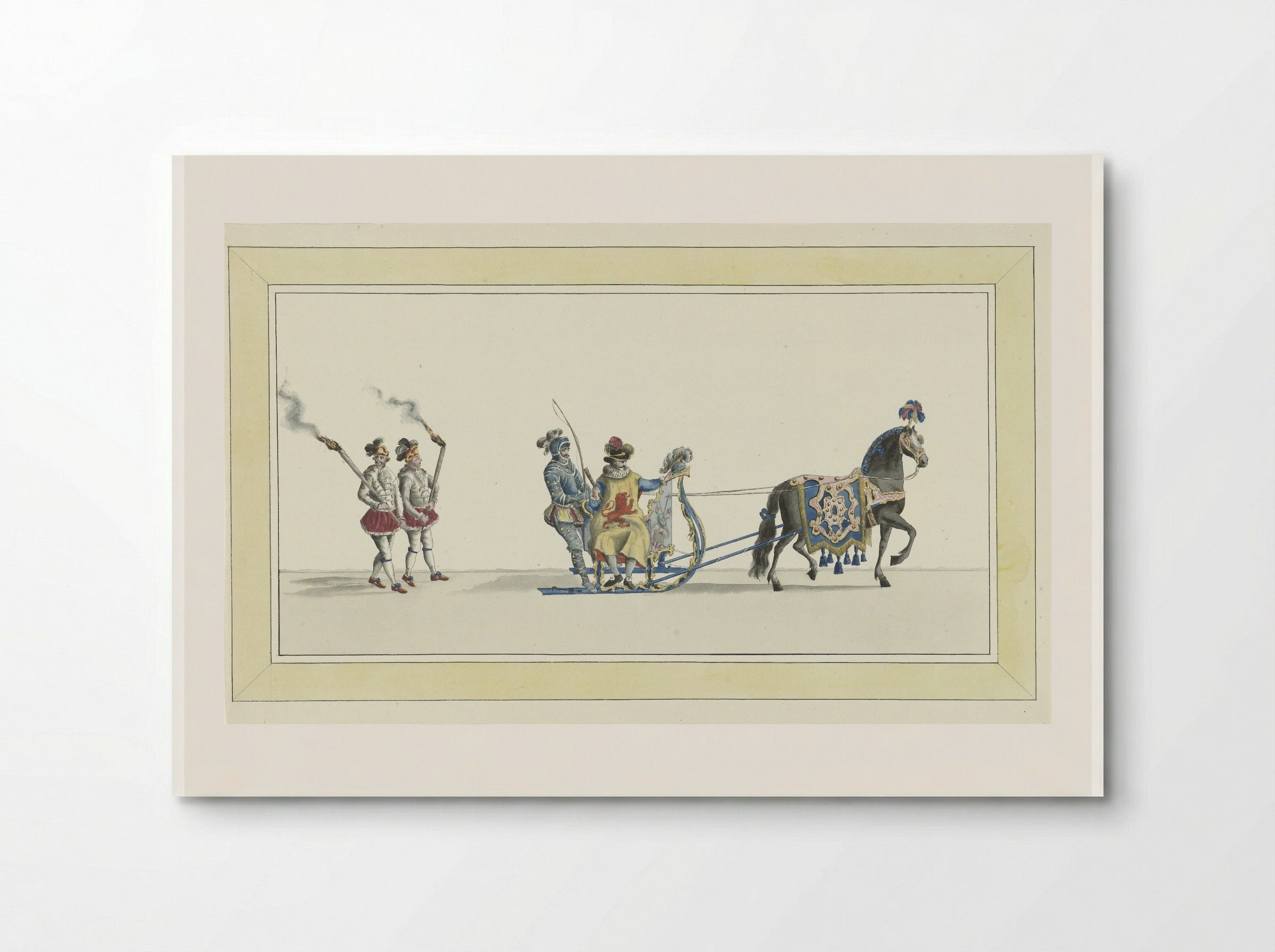 Derde slede (Third Sleigh) - Abraham Delfos - Poster