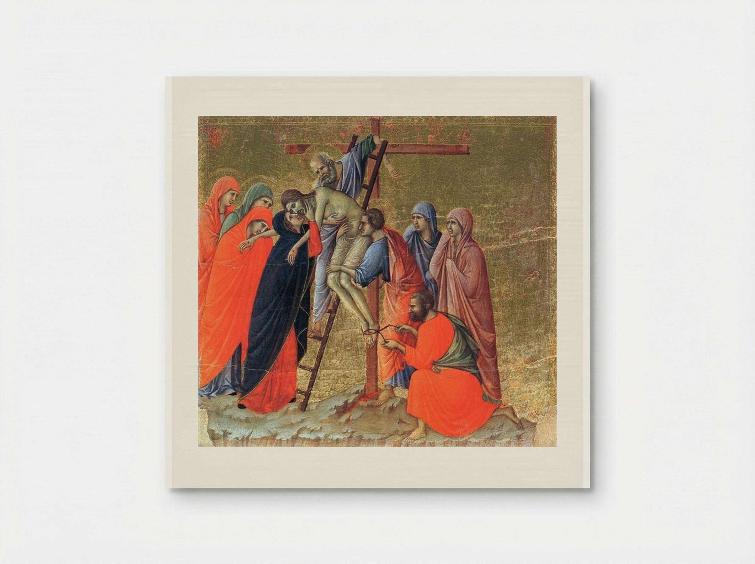 Descent from the Cross - Duccio di Buoninsegna - Poster