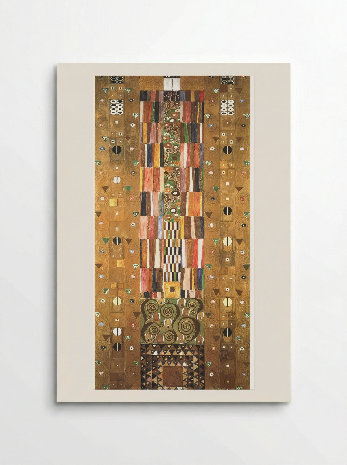 Design for the Stoclet Frieze: The Knight - Gustav Klimt - Poster