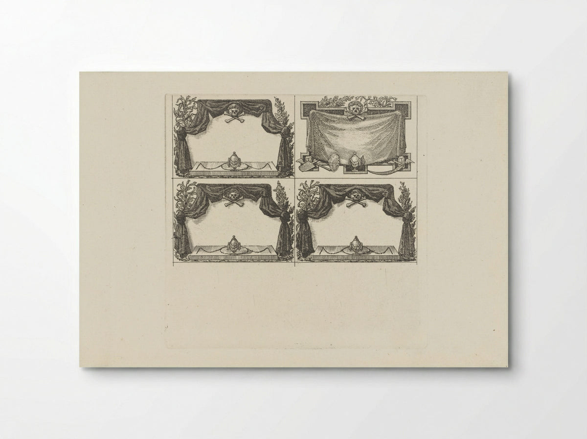 Designs for Mourning Announcements - Jacob Schwartzenbach - Poster