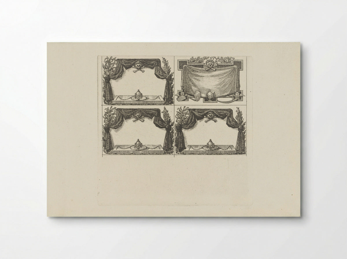 Designs for Mourning Announcements - Jacob Schwartzenbach - Poster