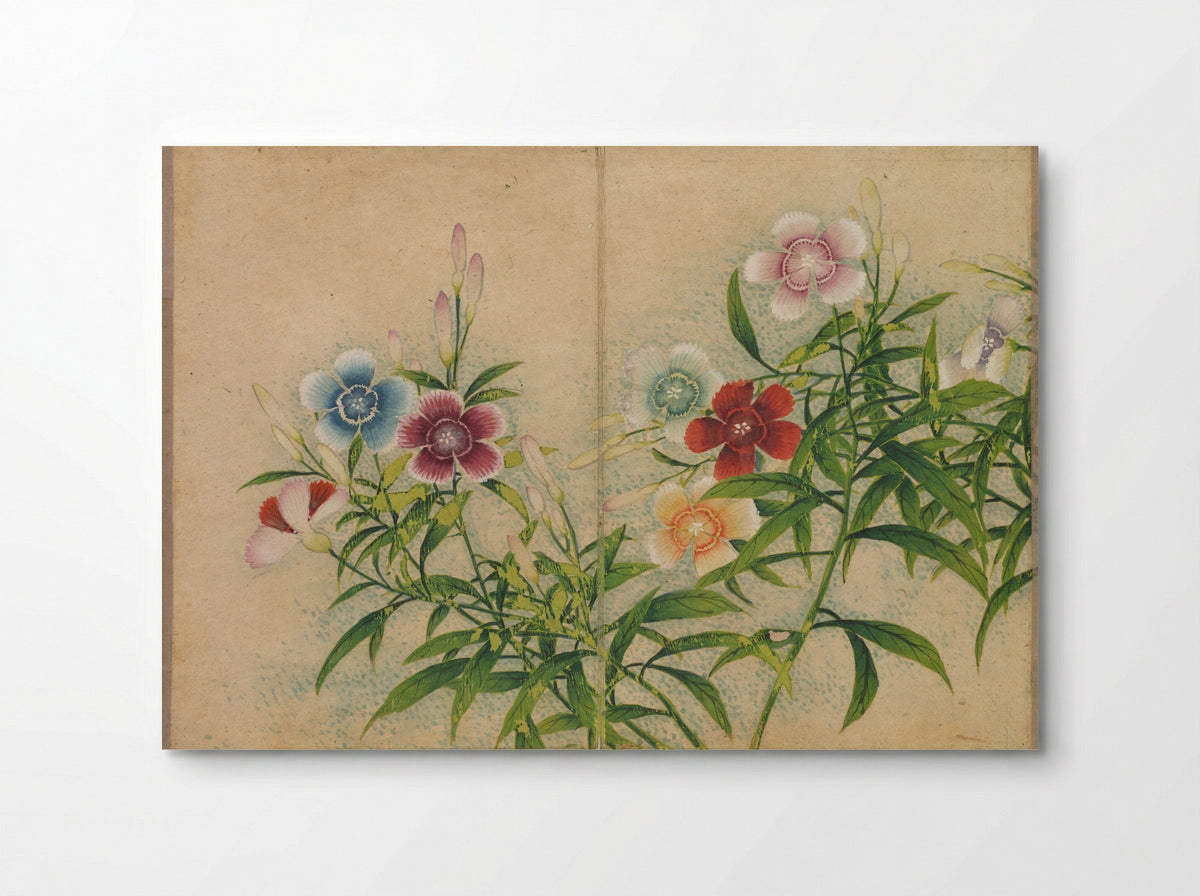 Desk Album: Flower and Bird Paintings (Pinks) - Zhang Ruoai - Poster