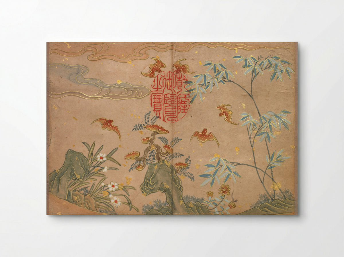 Desk Album: Flower and Bird Paintings - Zhang Ruoai - Poster