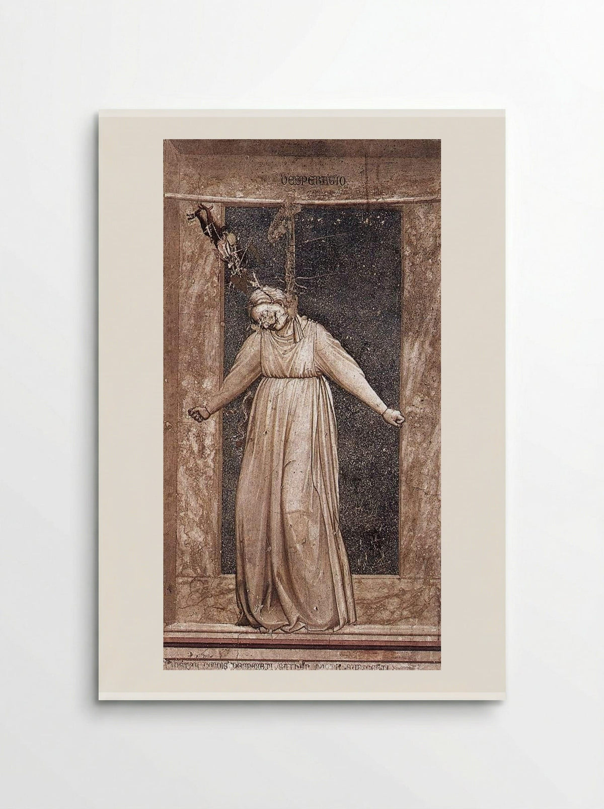 Desperatio (Allegory of Despair) - Giotto di Bondone - Poster