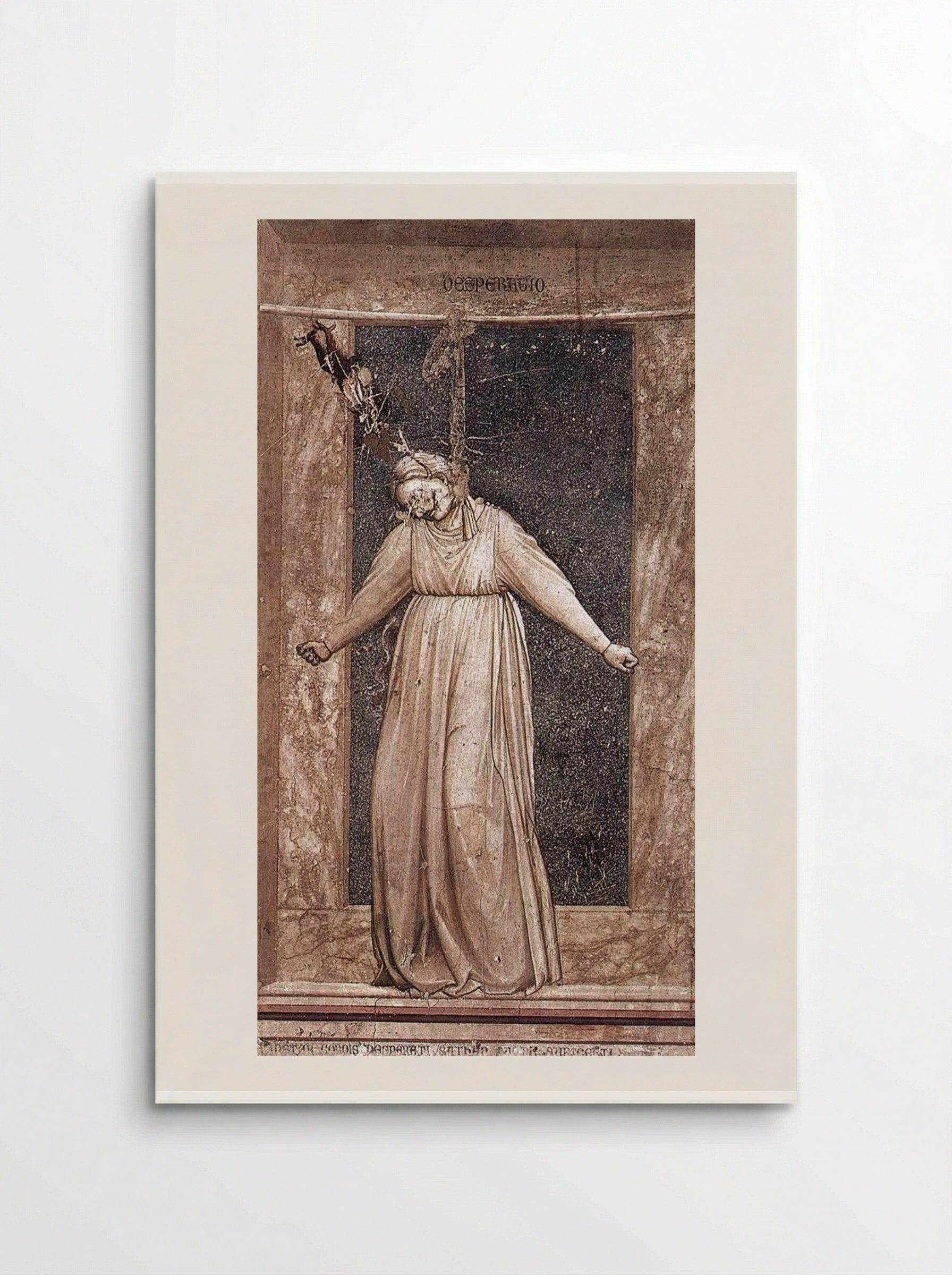Desperatio (Allegory of Despair) - Giotto di Bondone - Poster