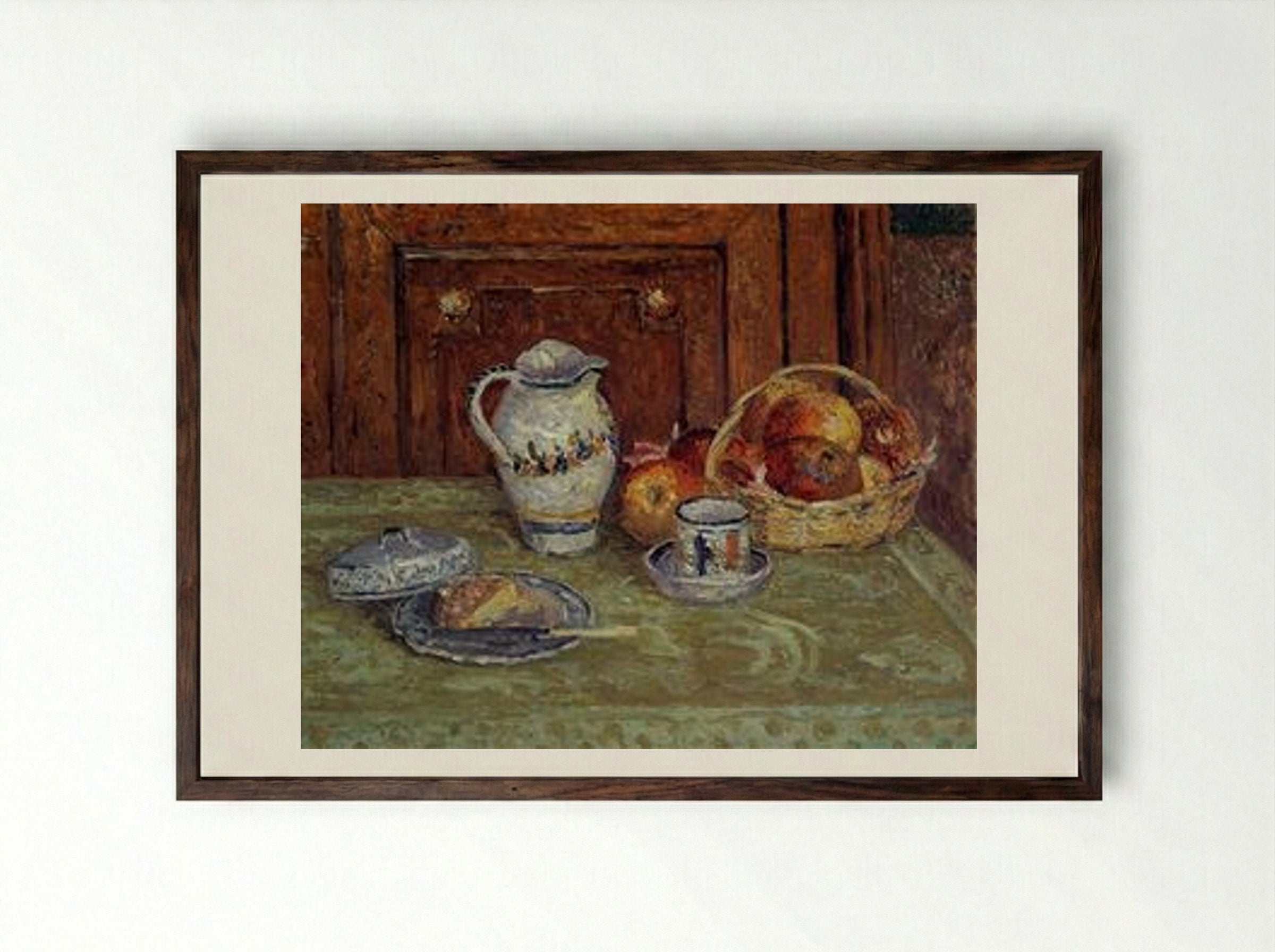 Dessert - Maxime Maufra - Framed Print Dark Wood