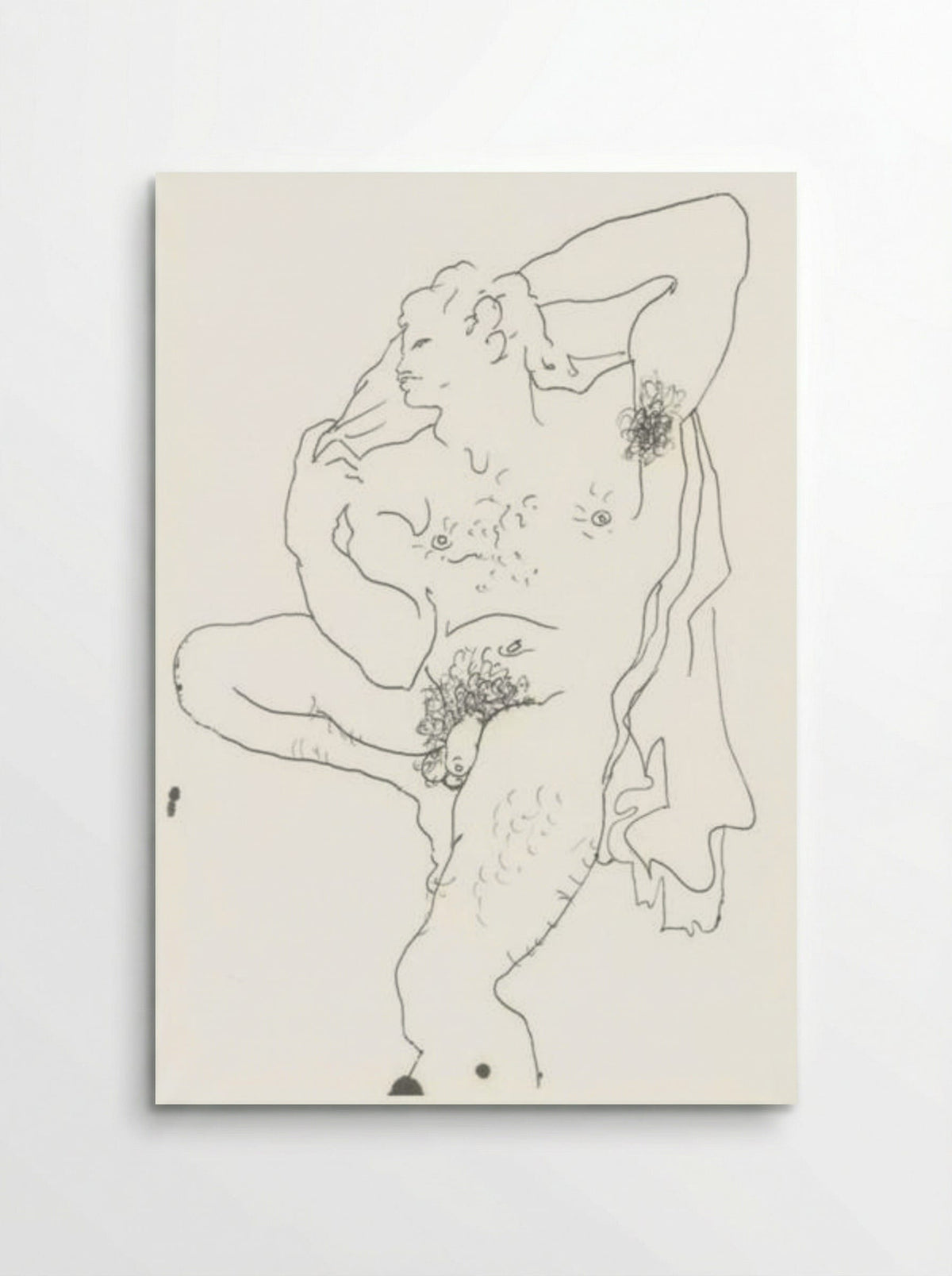 Dessin érotique - Jean Cocteau - Poster