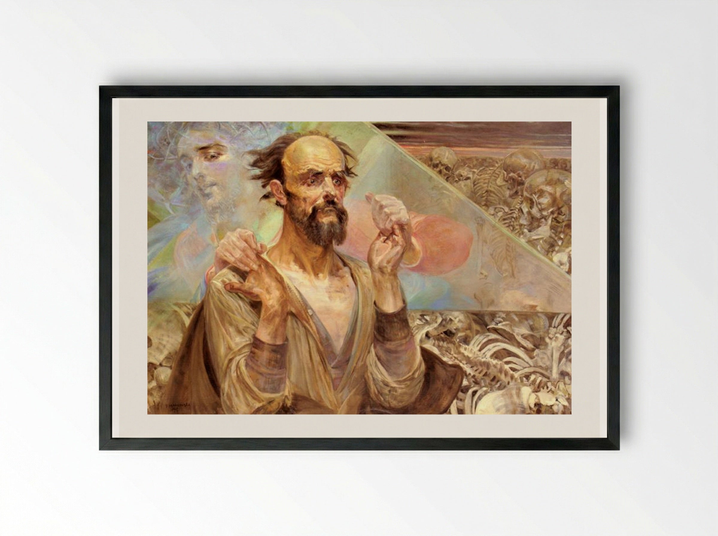 Destiny - Jacek Malczewski - Framed Print Black