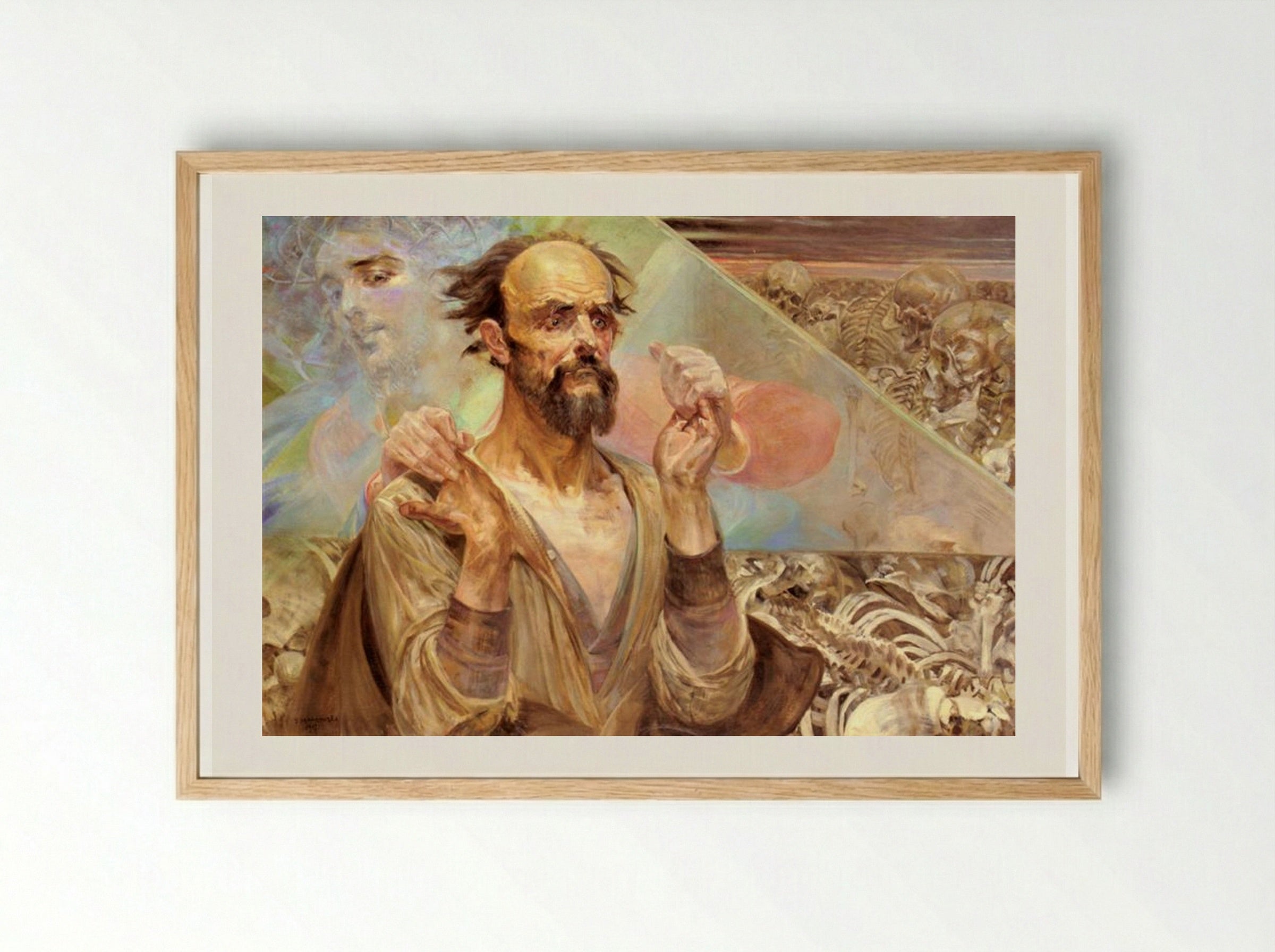 Destiny - Jacek Malczewski - Framed Print Wood