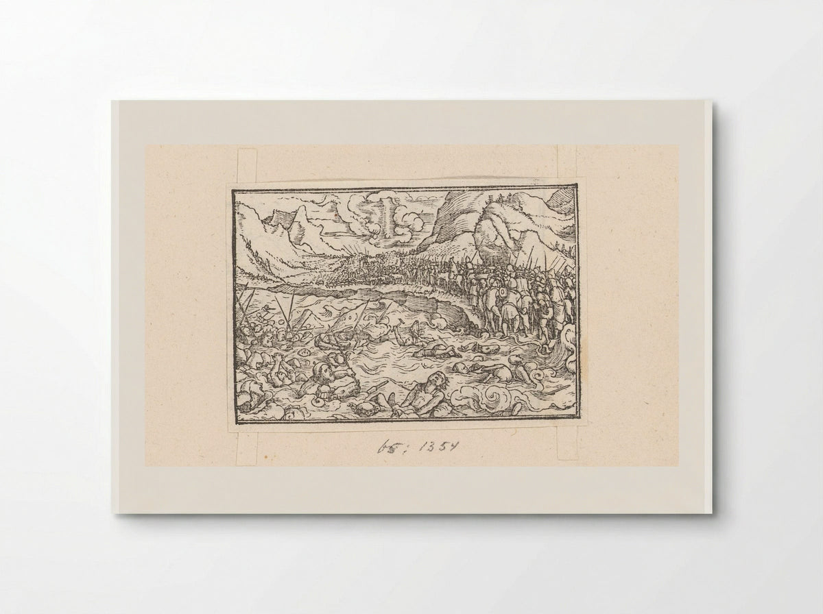 Destruction of Pharaoh's Army in the Red Sea - Veit Rudolf Specklin - Poster