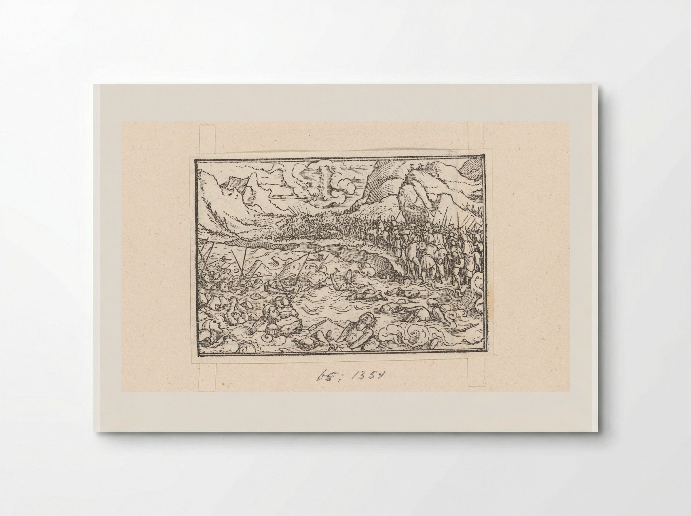 Destruction of Pharaoh's Army in the Red Sea - Veit Rudolf Specklin - Poster
