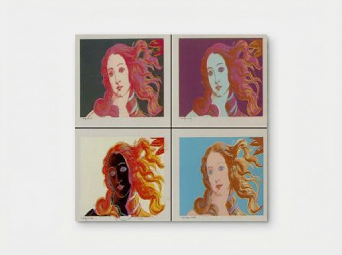 Details of Renaissance Paintings (Sandro Botticelli, Birth of Venus) - Andy Warhol - Poster