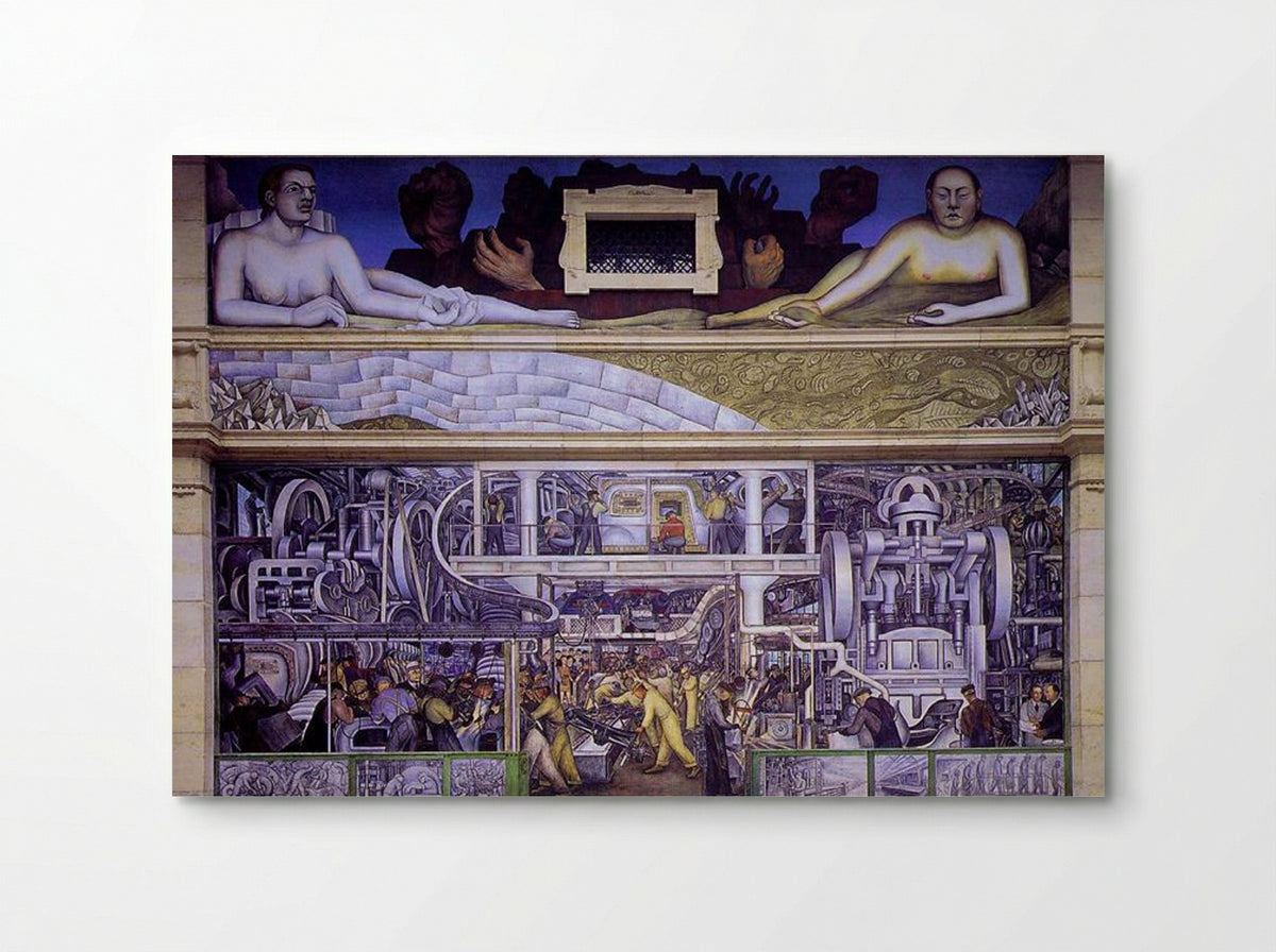 Detroit Industry, South Wall - Diego Rivera - Poster