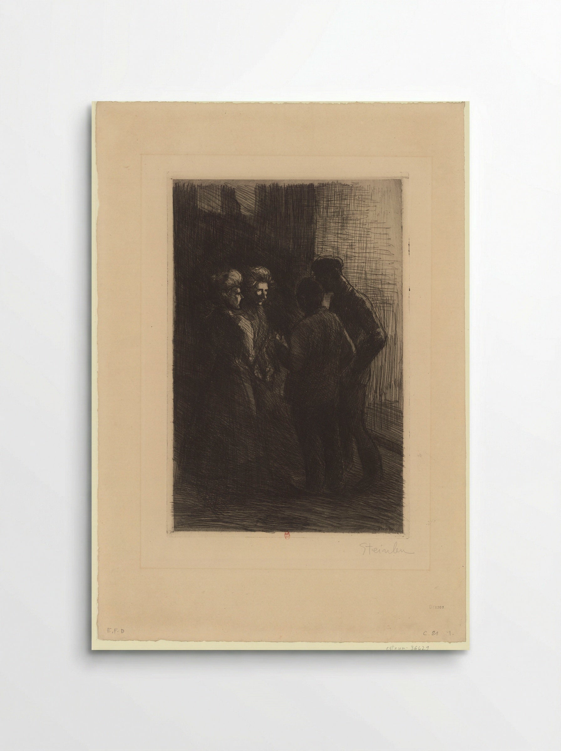 Deux Gigolettes et Deux Gigolos - Théophile Steinlen - Poster
