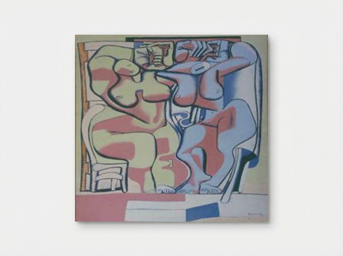 Deux femmes debout à la chaise - Le Corbusier - Poster