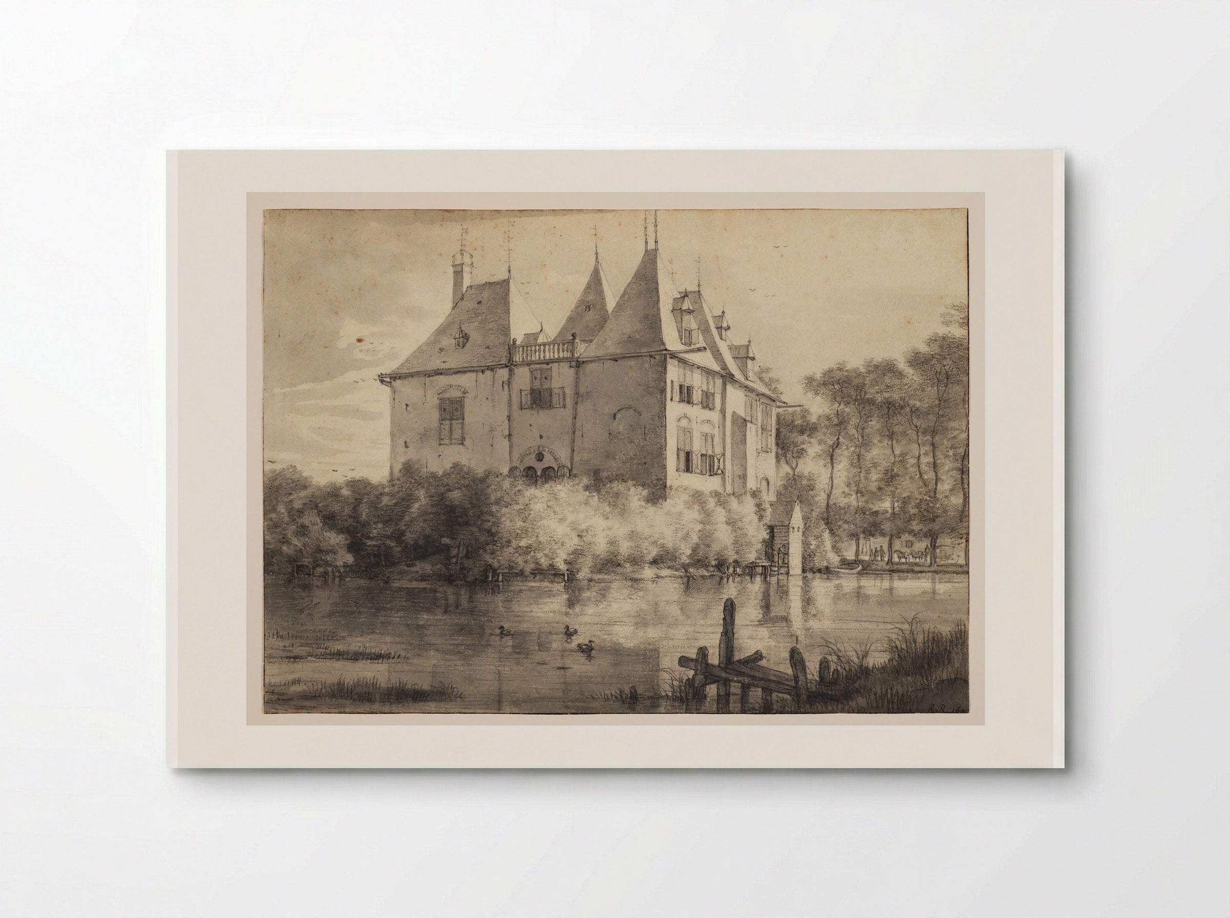 Develstein Castle - Roelant Roghman - Poster