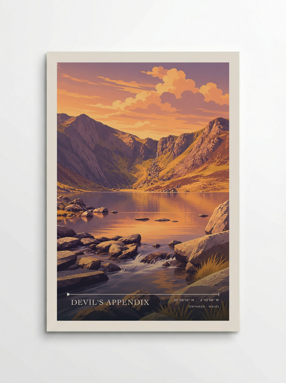 Devil's Appendix, Gwynedd | Travel Poster - Poster
