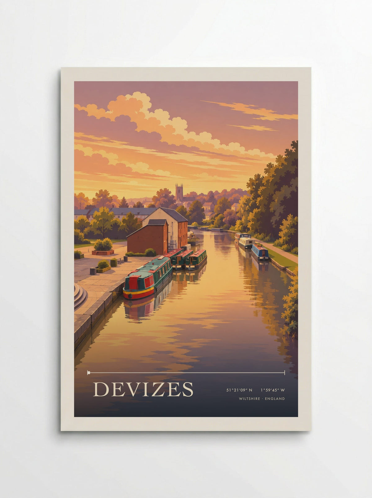 Devizes, Wiltshire | Travel Poster - Poster