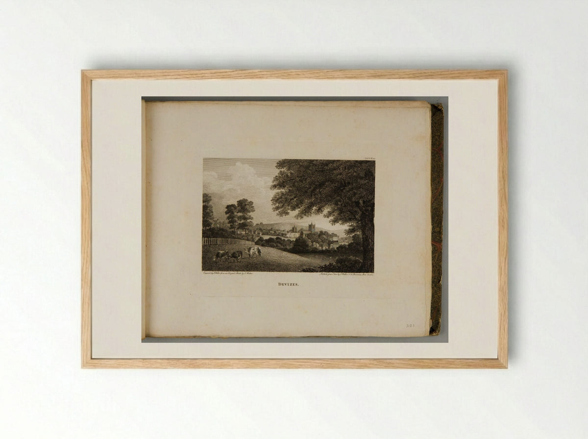 Devizes - John Walker - Framed Print Wood
