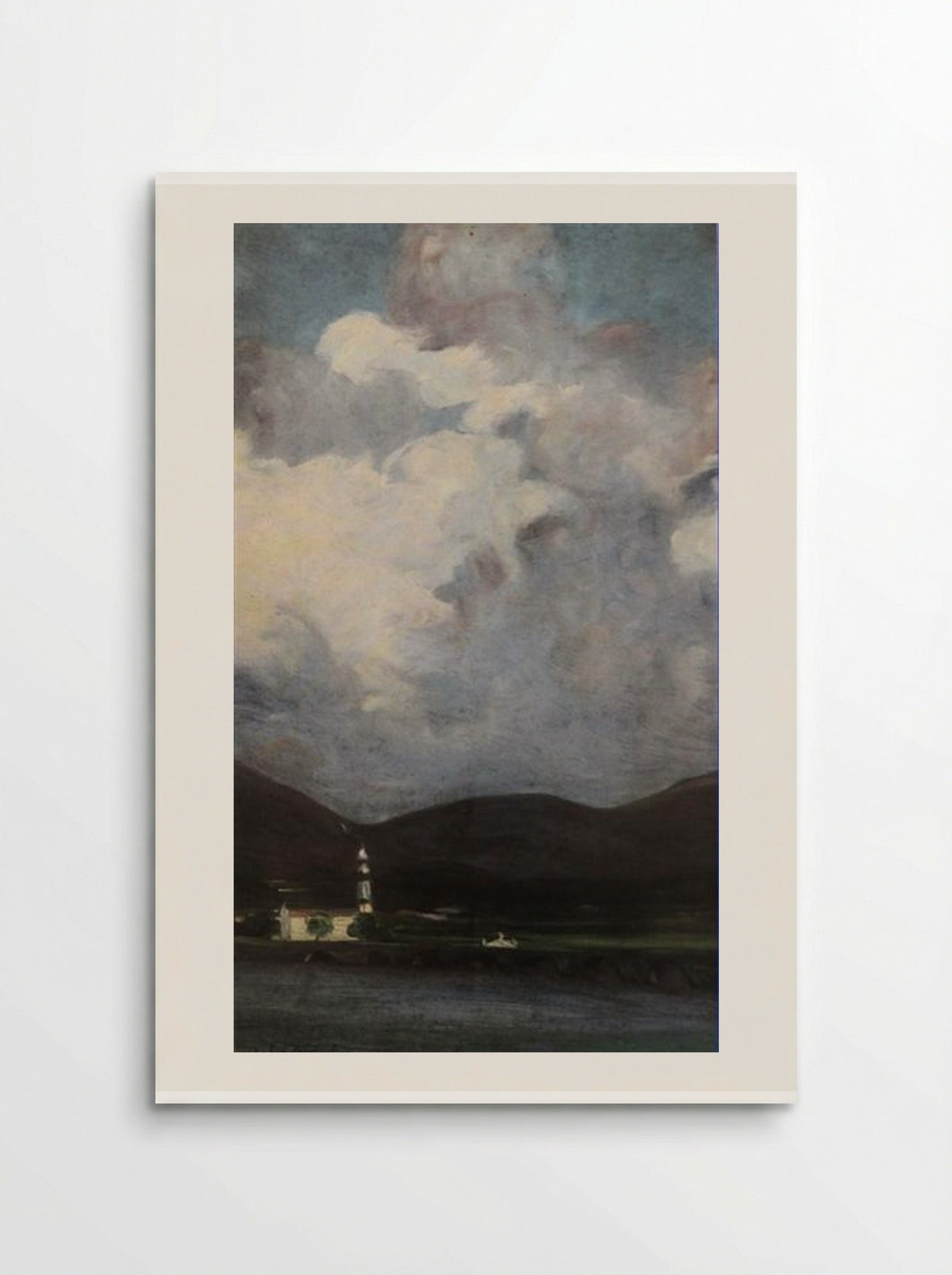 Dia de Chuva em Ponte de Lima - António Carneiro - Poster