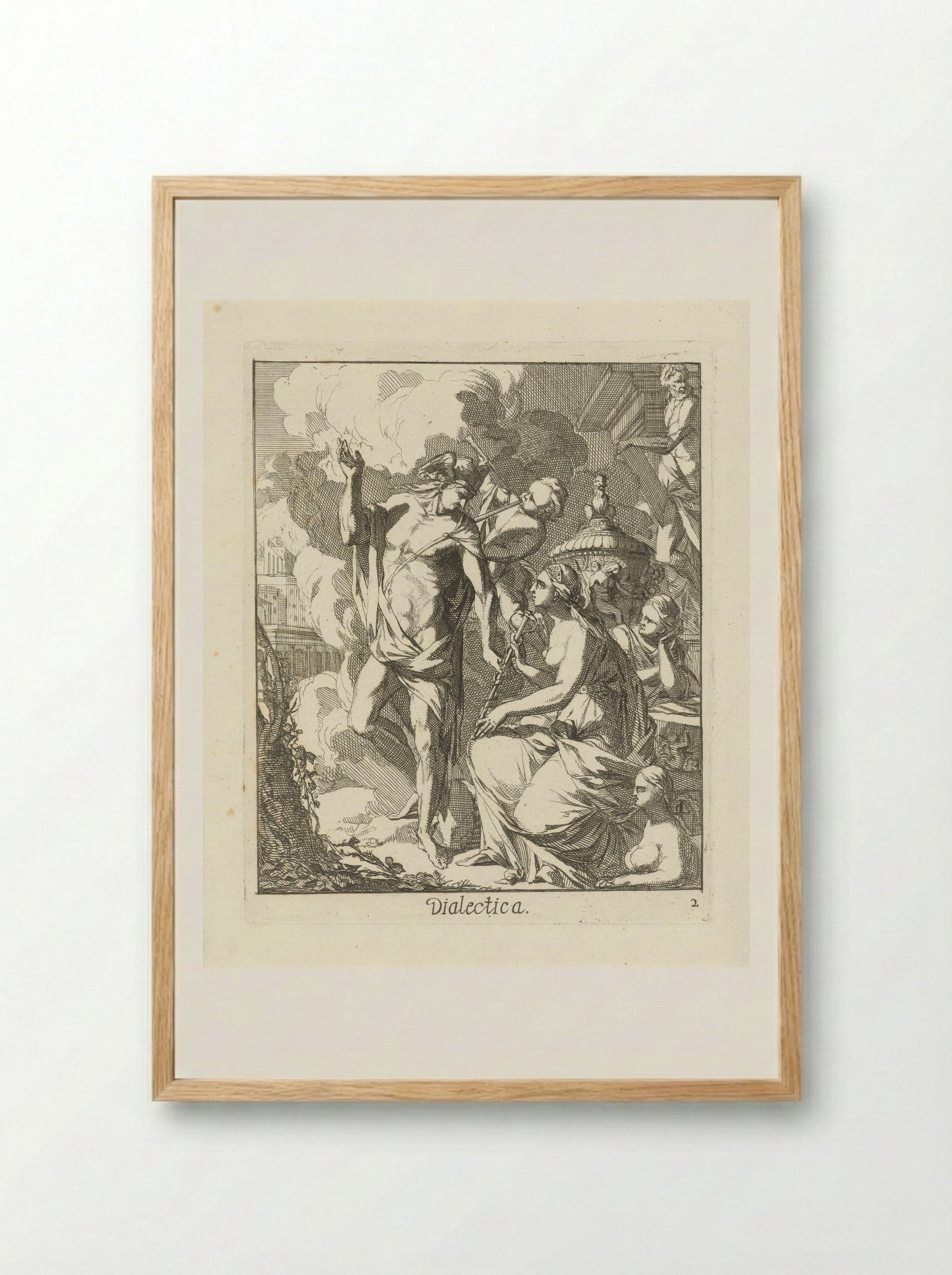 Dialectica - Caspar Luyken - Framed Print Wood