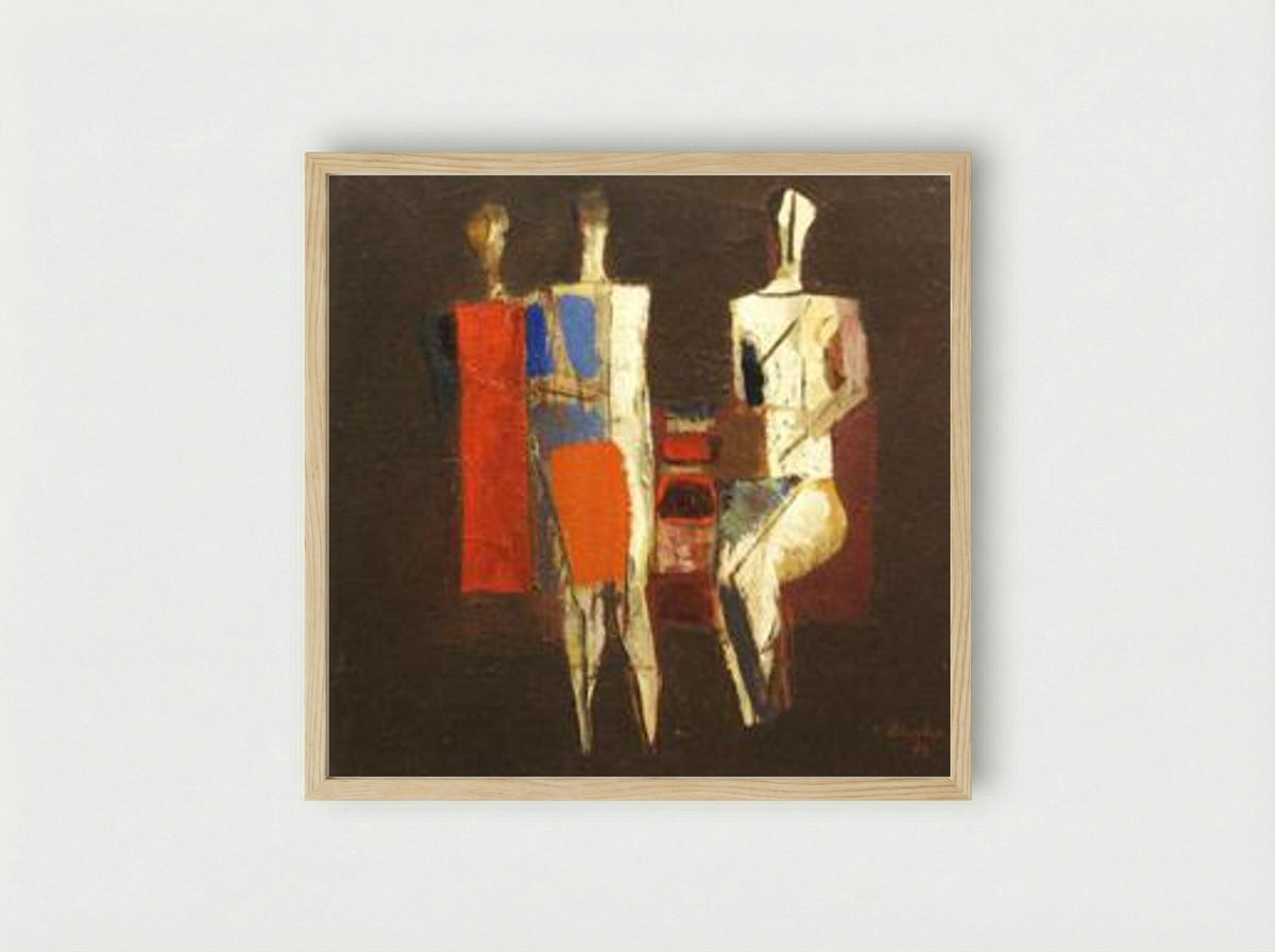 Dialogue - Constantin Blendea - Framed Print Wood