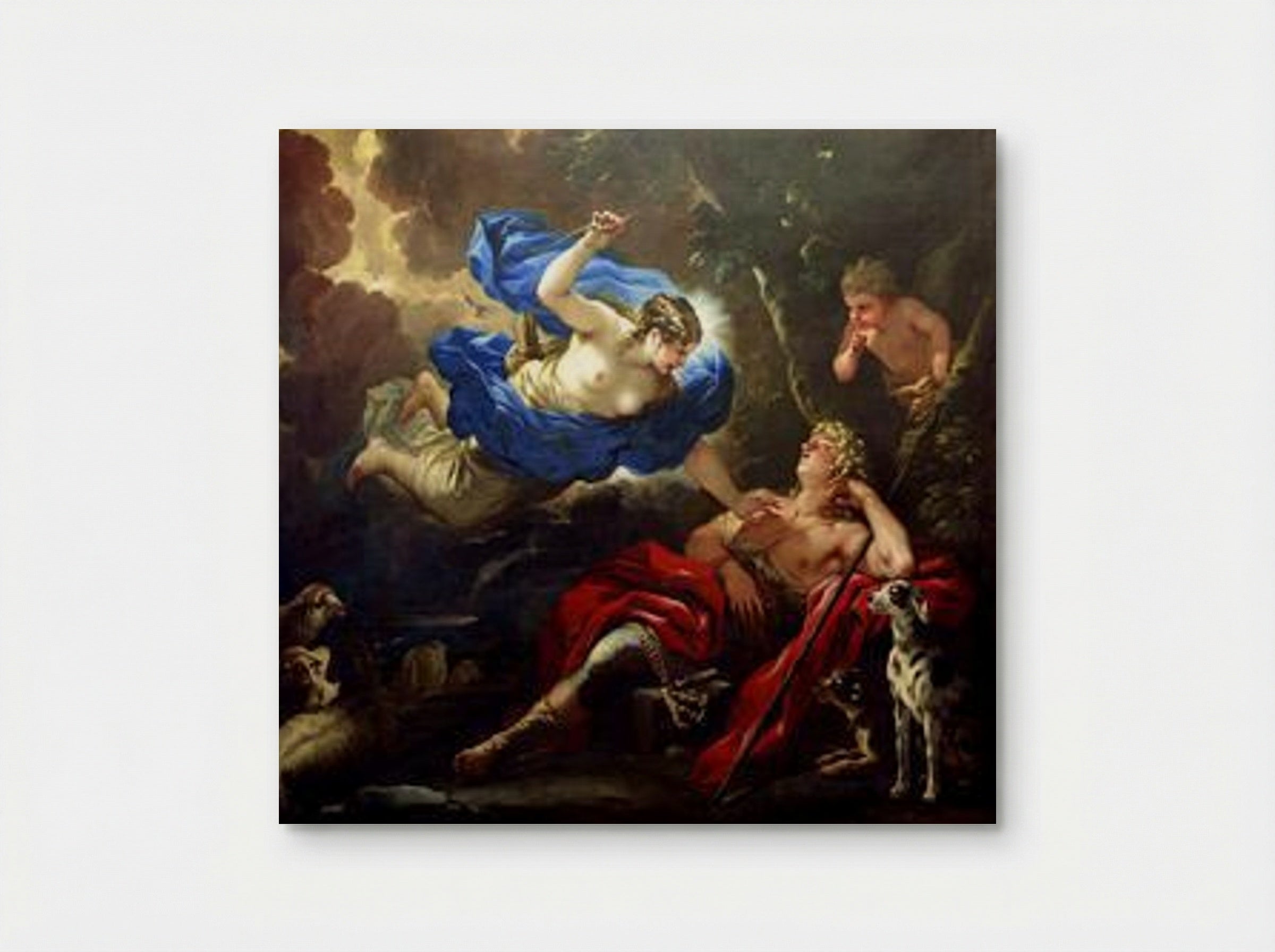 Diana and Endymion - Luca Giordano - Poster