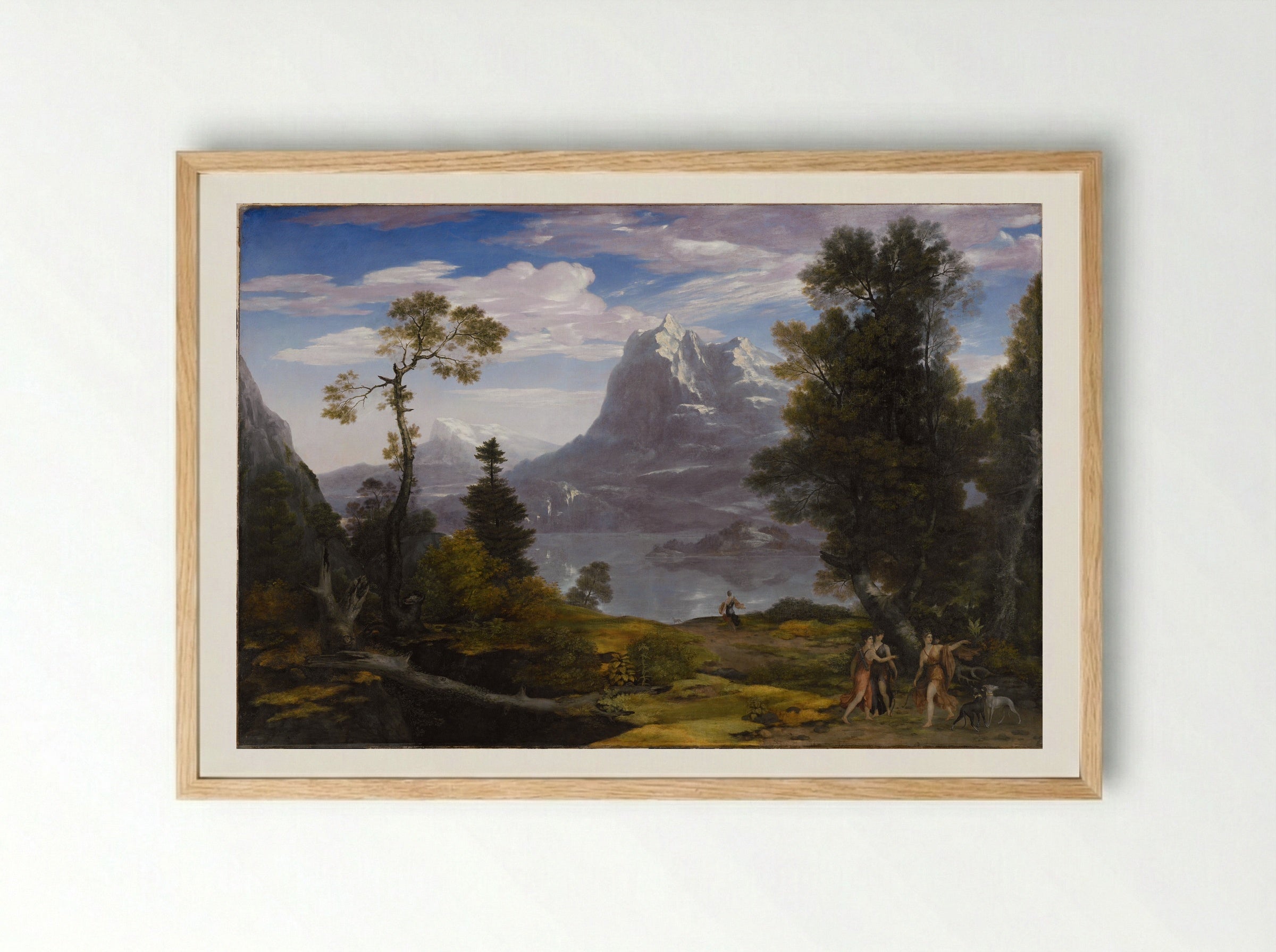 Diana on a Chase - Washington Allston - Framed Print Wood