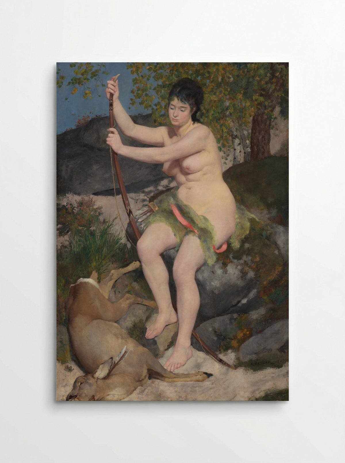 Diana - Pierre-Auguste Renoir - Poster