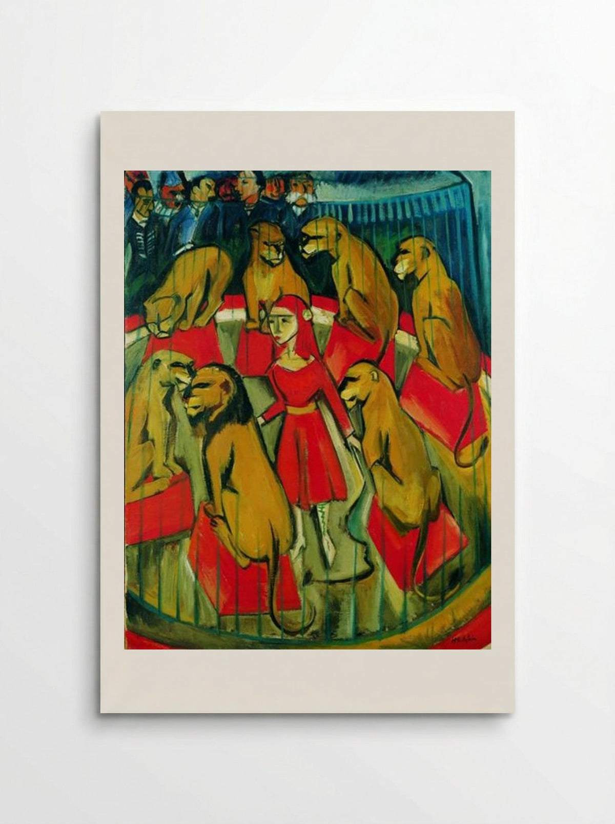Die Löwenbändigerin - Max Pechstein - Poster