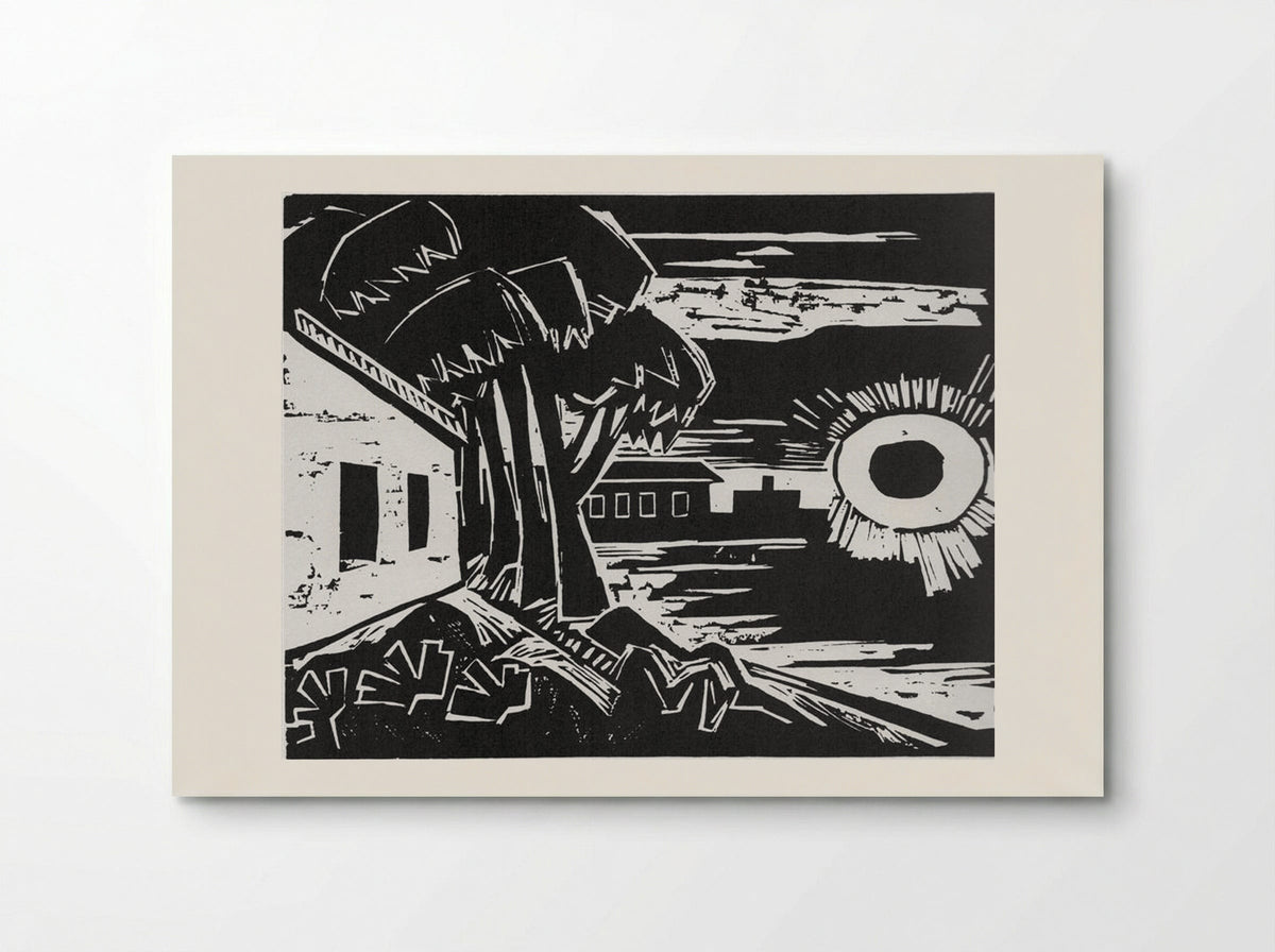 Die Sonne stürzt - Max Pechstein - Poster