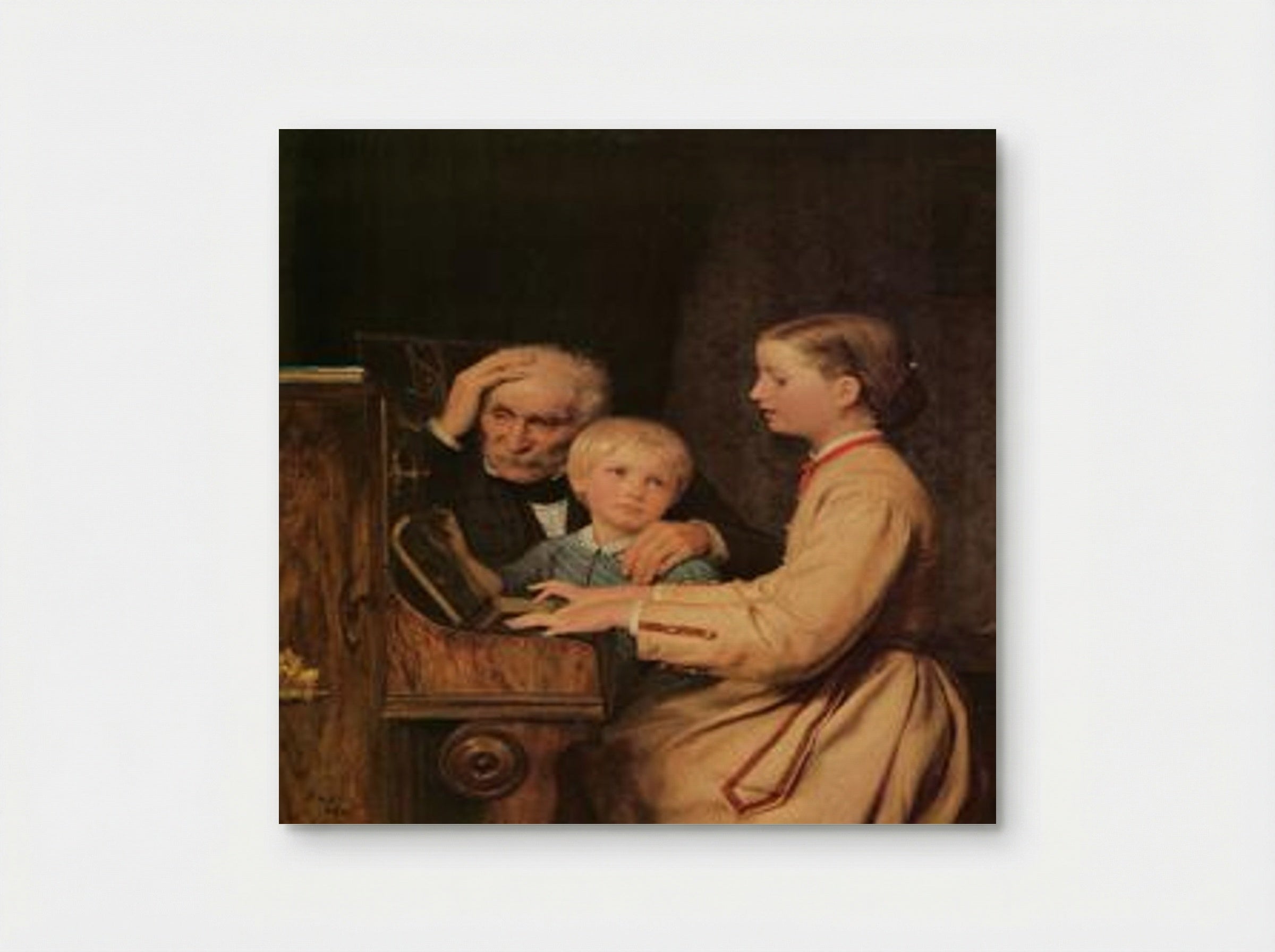 Die Verbannten (The Exiles) - Albert Anker - Poster