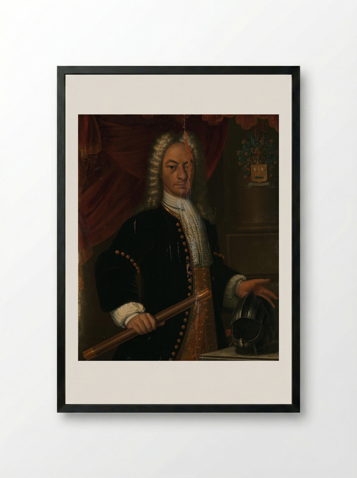 Diederik van Durven - Hendrik van den Bosch - Framed Print Black