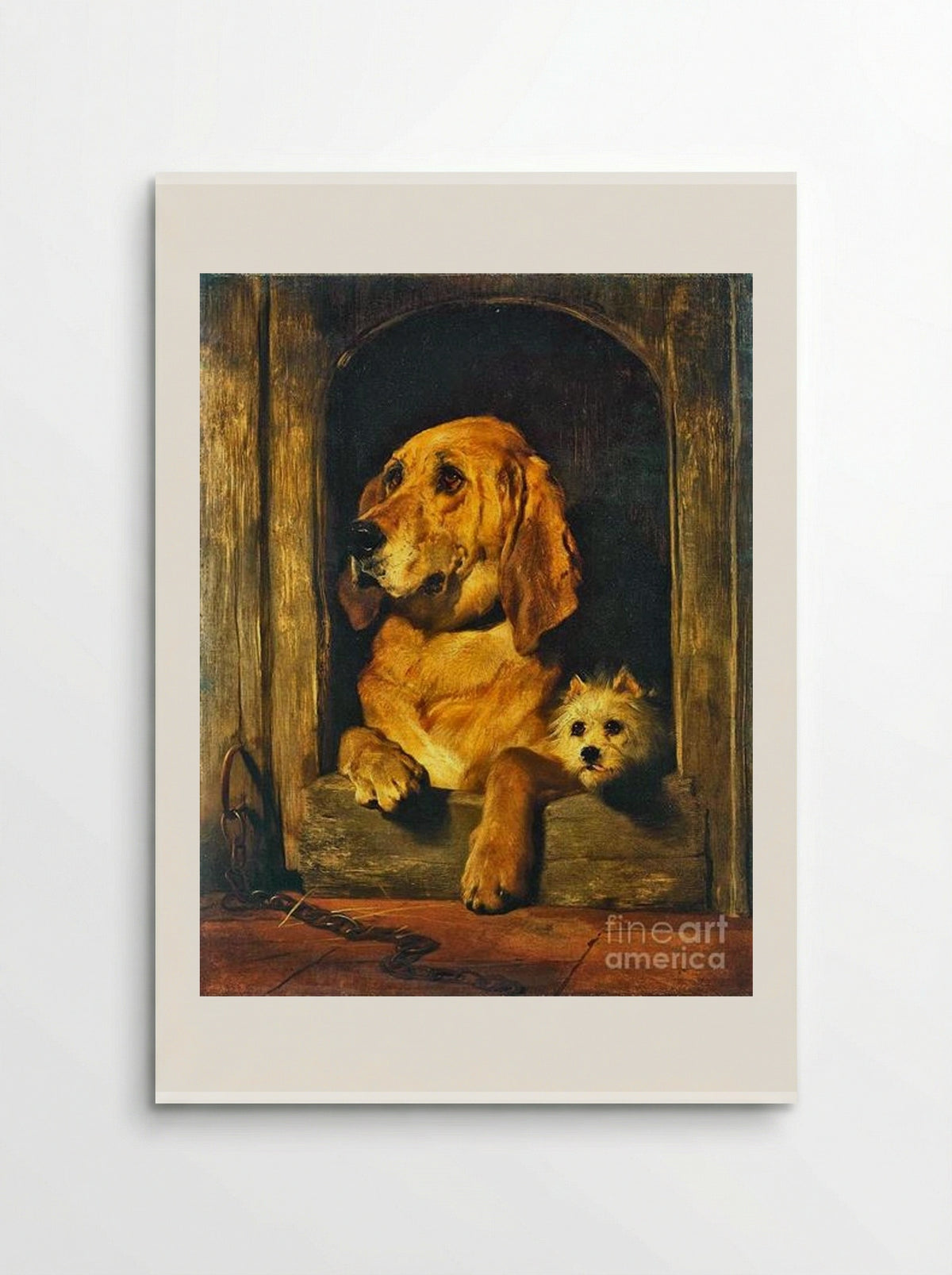 Dignity and Impudence - Sir Edwin Henry Landseer - Poster