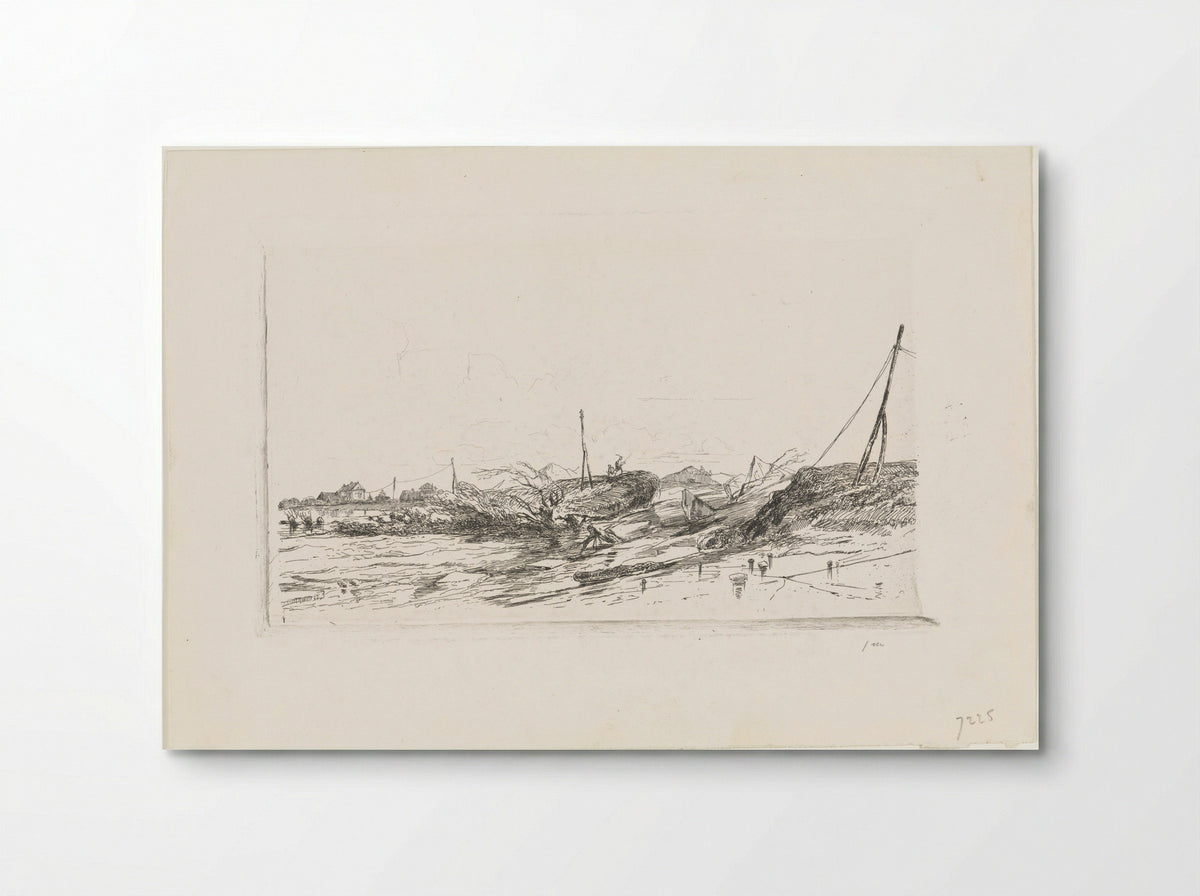 Dijkdoorbraak te Arnhem - Cornelis Springer - Poster