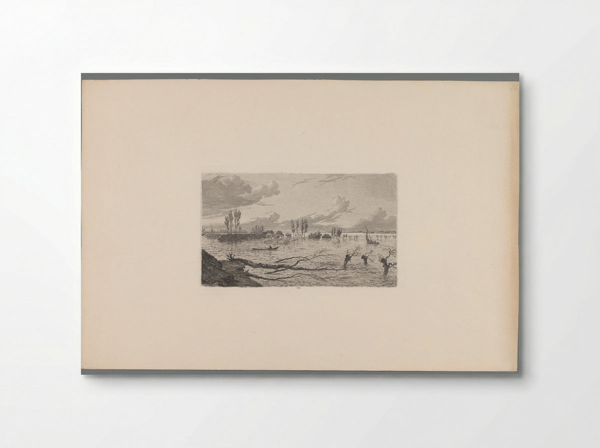 Dijkdoorbraak tussen Maren en Alem - George Andries Roth - Poster