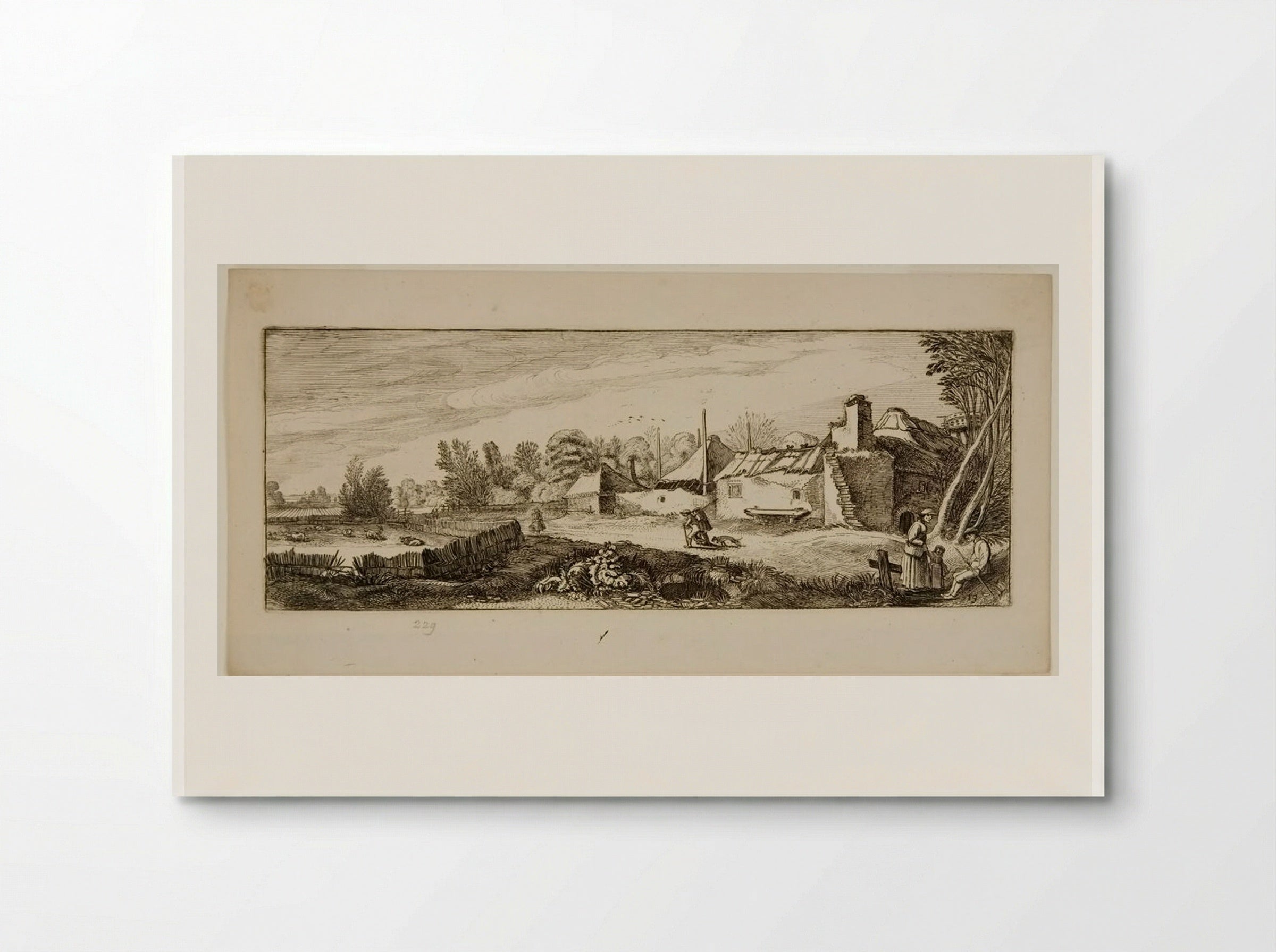 Dilapidated Farm - Jan van de Velde II - Poster