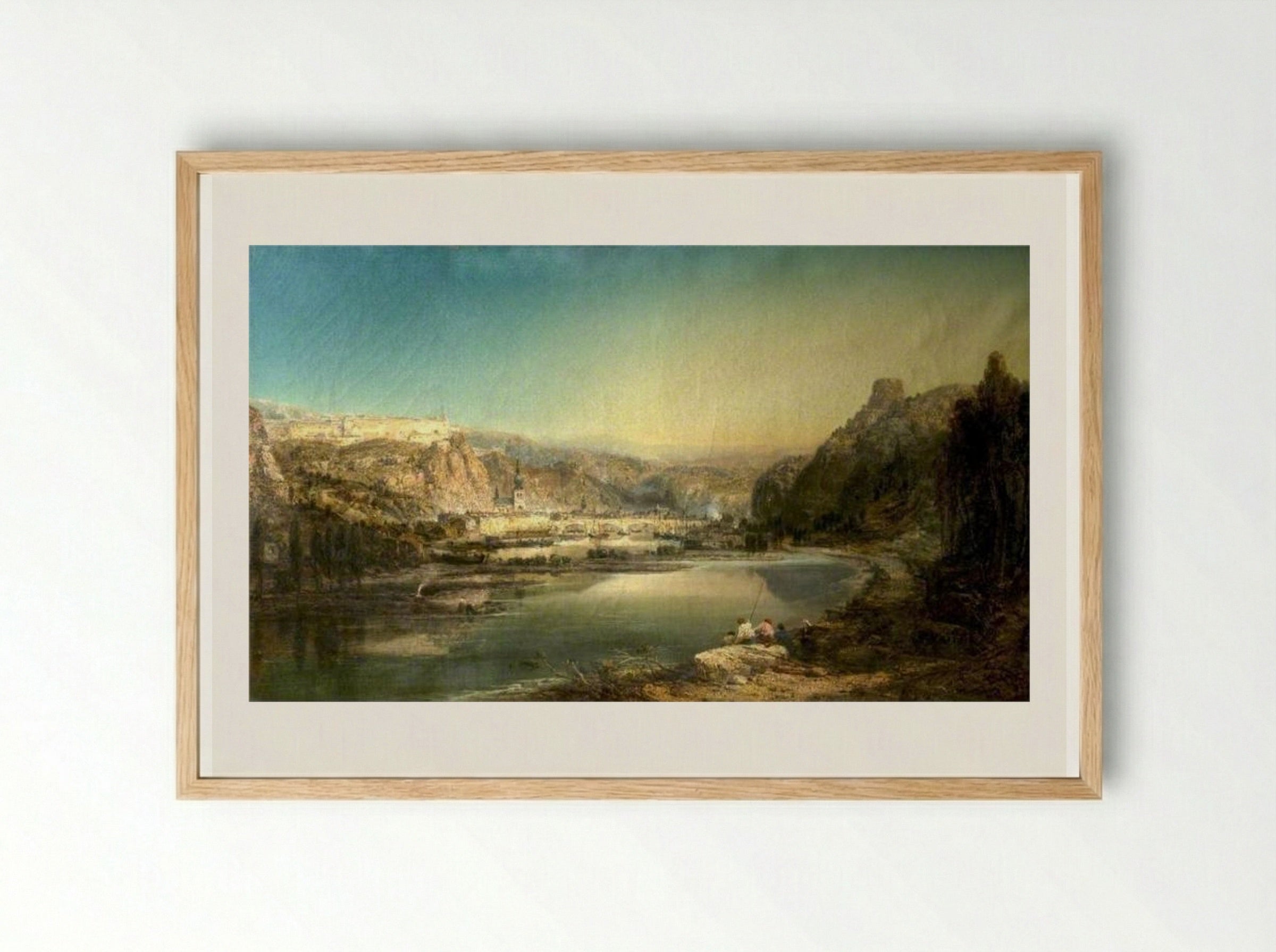 Dinant, Belgium - James Webb - Framed Print Wood