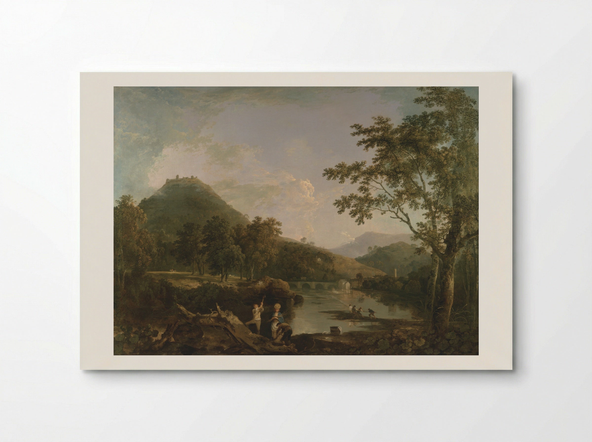 Dinas Bran from Llangollen - Richard Wilson - Poster